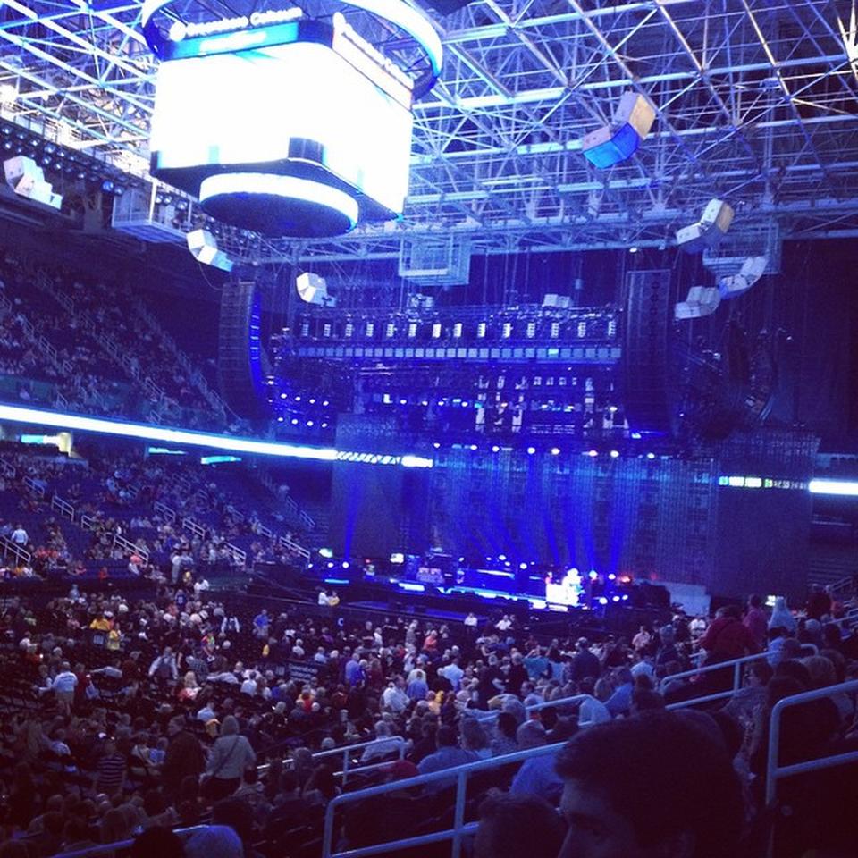 section 121 seat view  for concert - greensboro coliseum