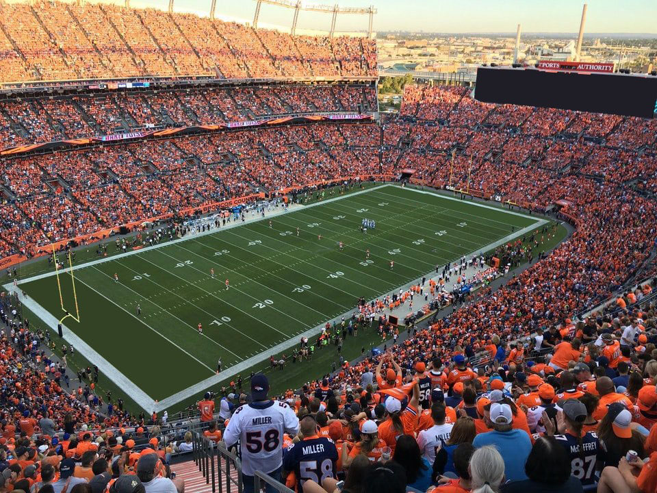 section 515 seat view  - empower field (at mile high)