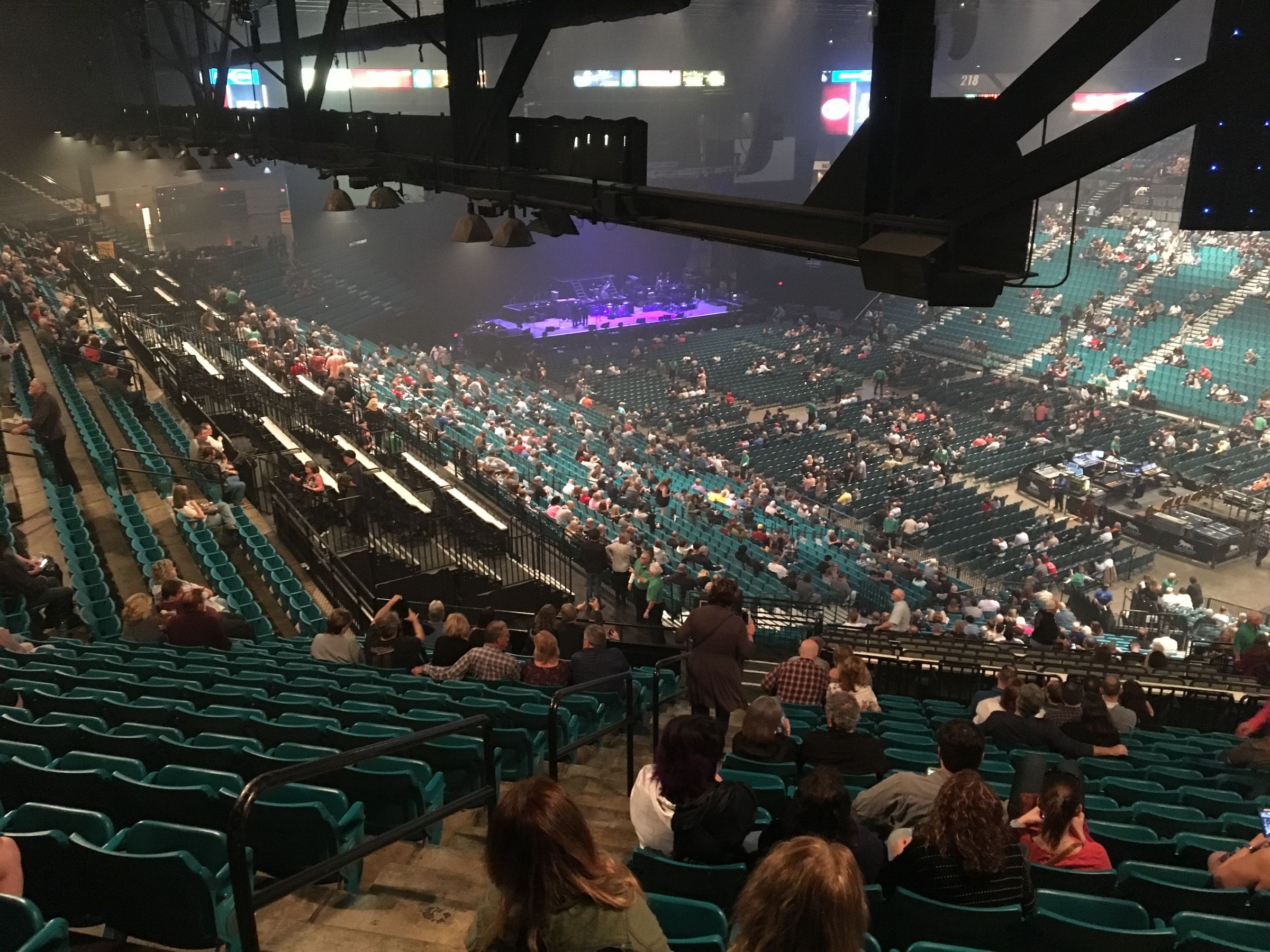 section 207, row r seat view  - mgm grand garden arena