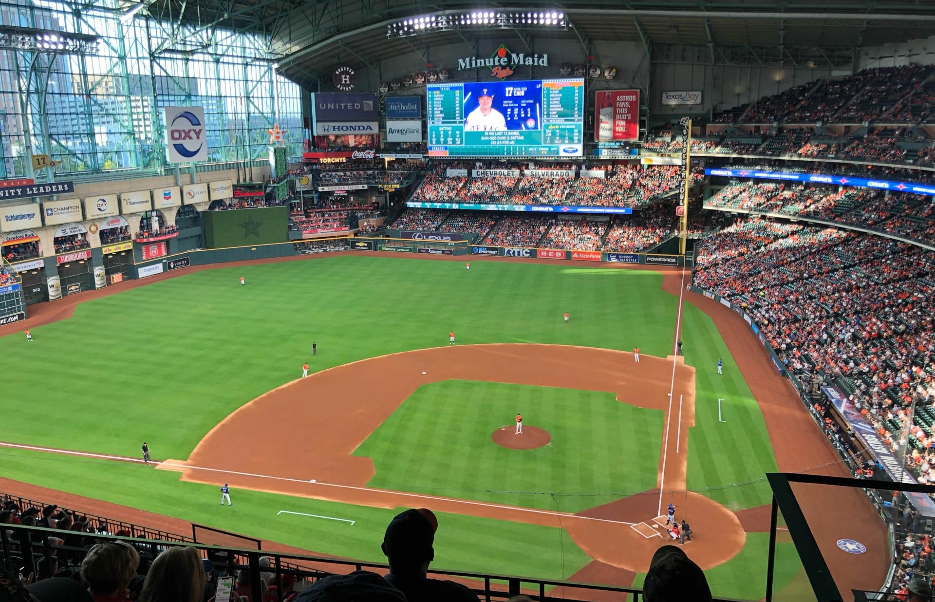 section 415 seat view  for baseball - minute maid park