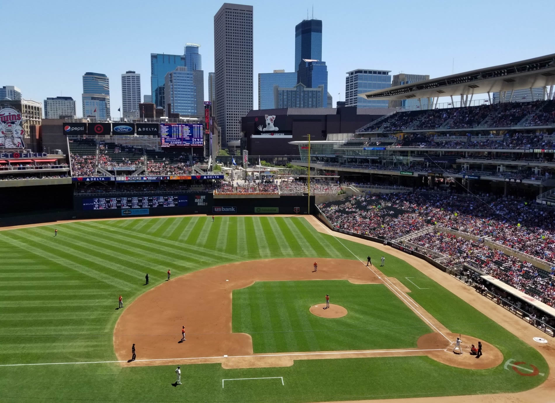 section 321 seat view  - target field