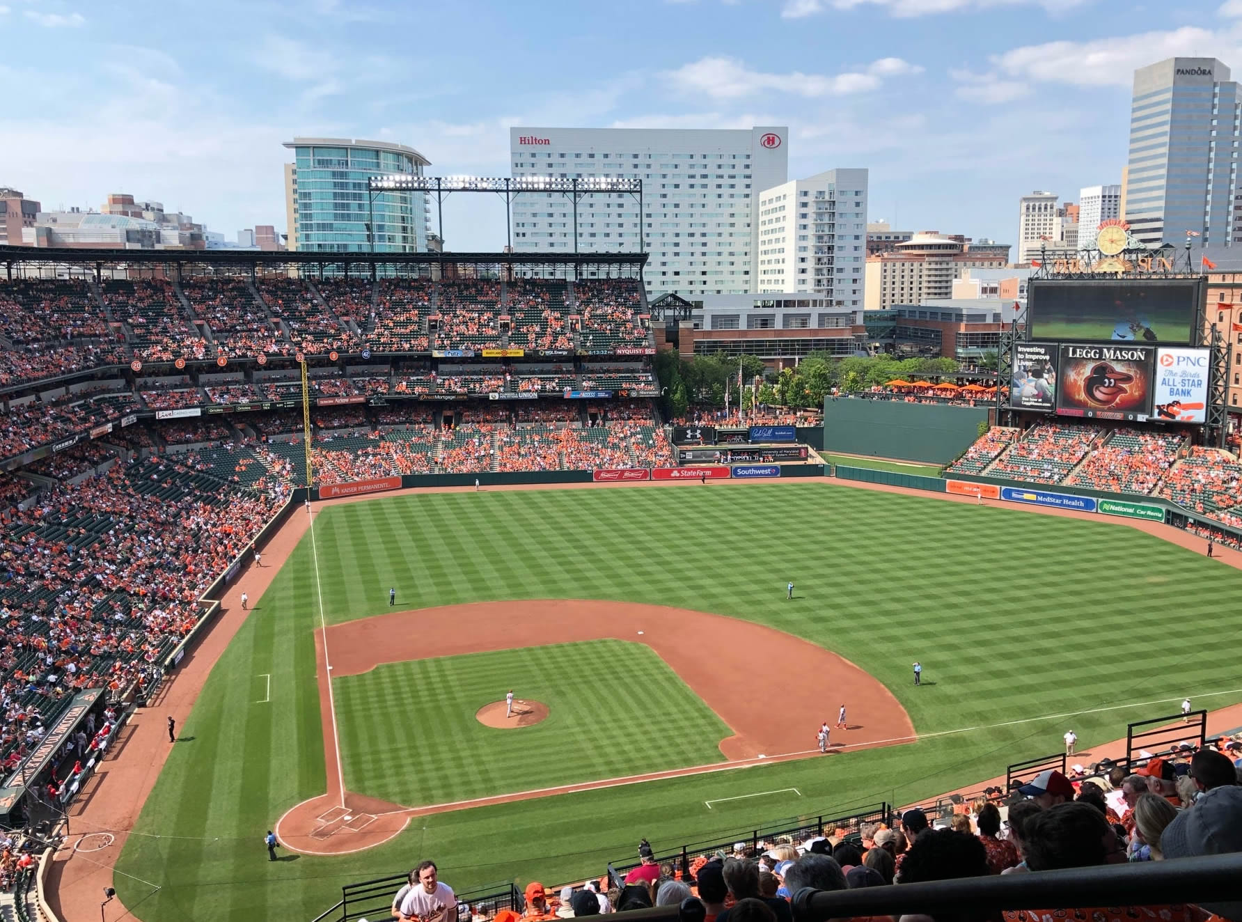 section 328, row 24 seat view  - oriole park