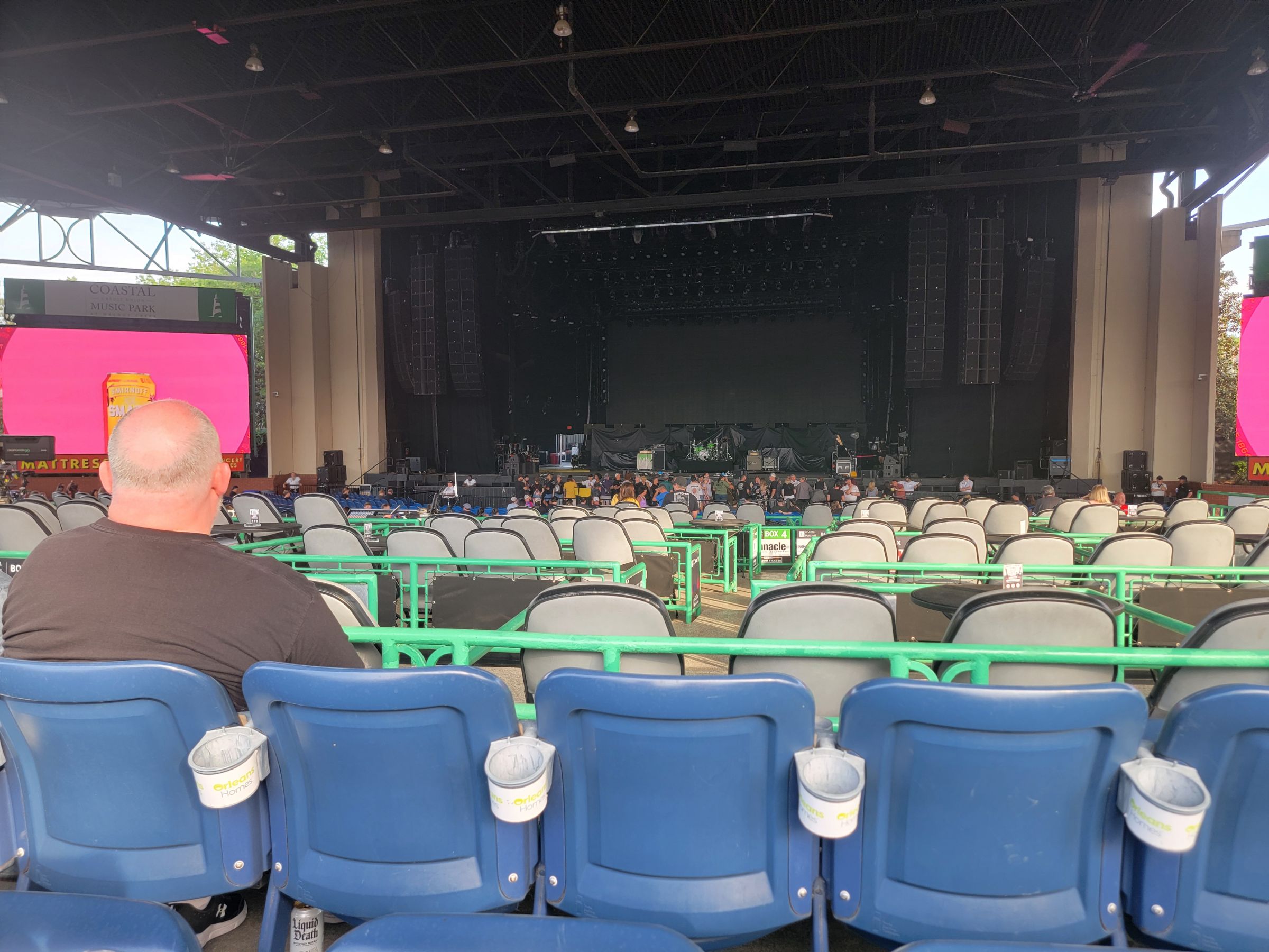 section 6, row l seat view  - coastal credit union music park (at walnut creek)