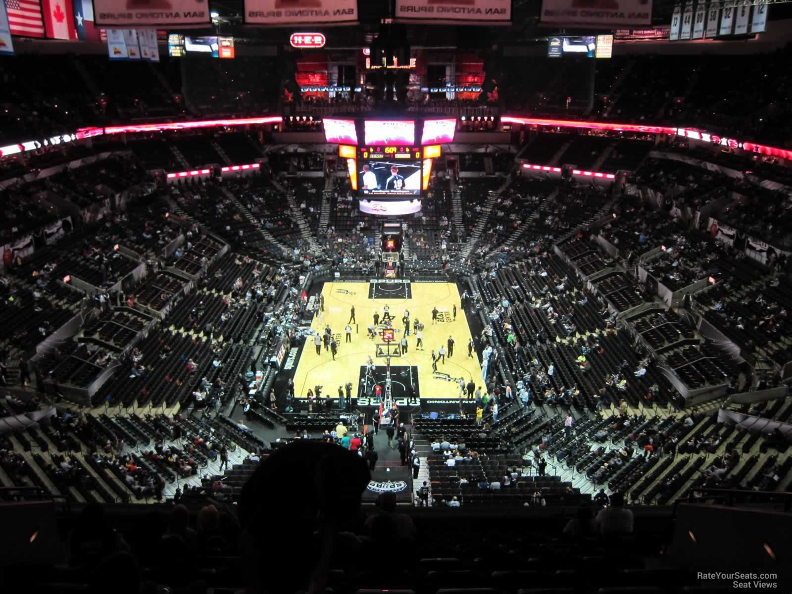 at t center section 200 san antonio spurs at t center rows seating chart