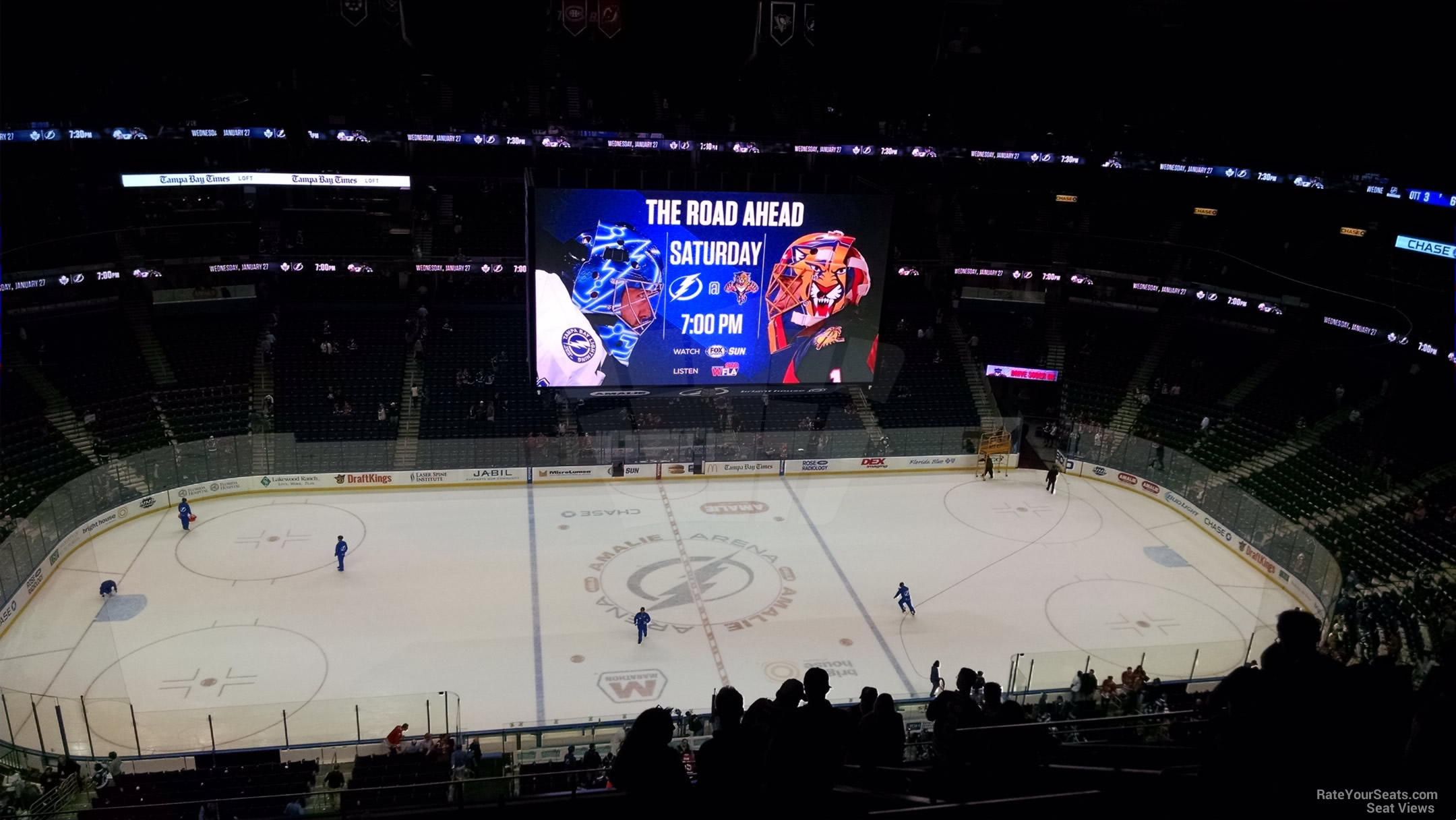 Amalie Arena Section 302 - Tampa Bay Lightning - RateYourSeats.com