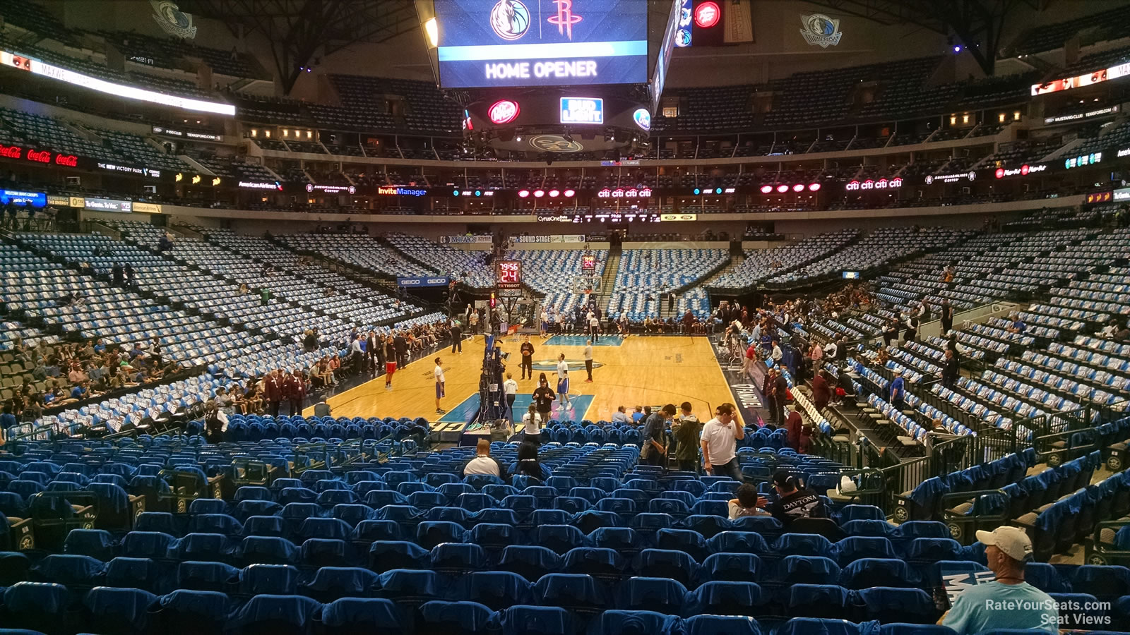 American Airlines Center Section 124 Dallas Mavericks