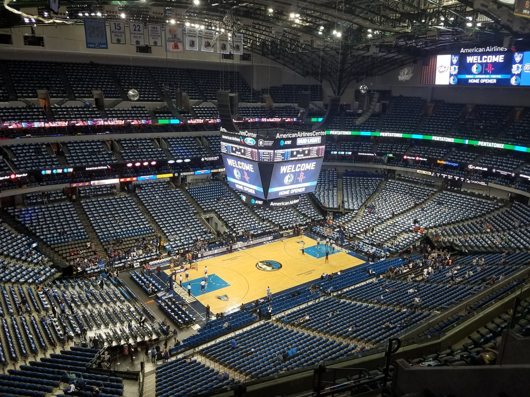American Airlines Center Section 313 Dallas Mavericks