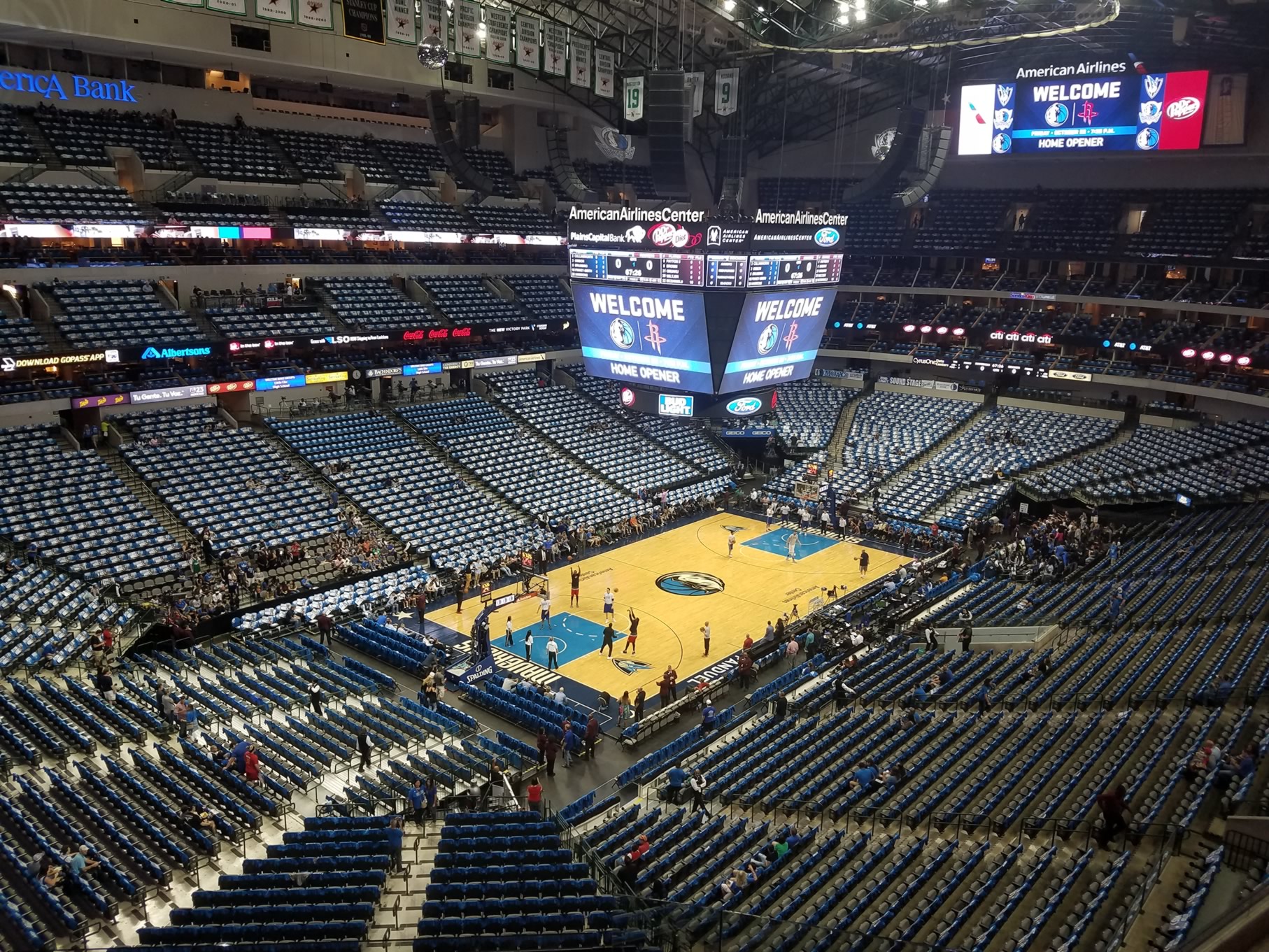 American Airlines Center Section 331 Dallas Mavericks