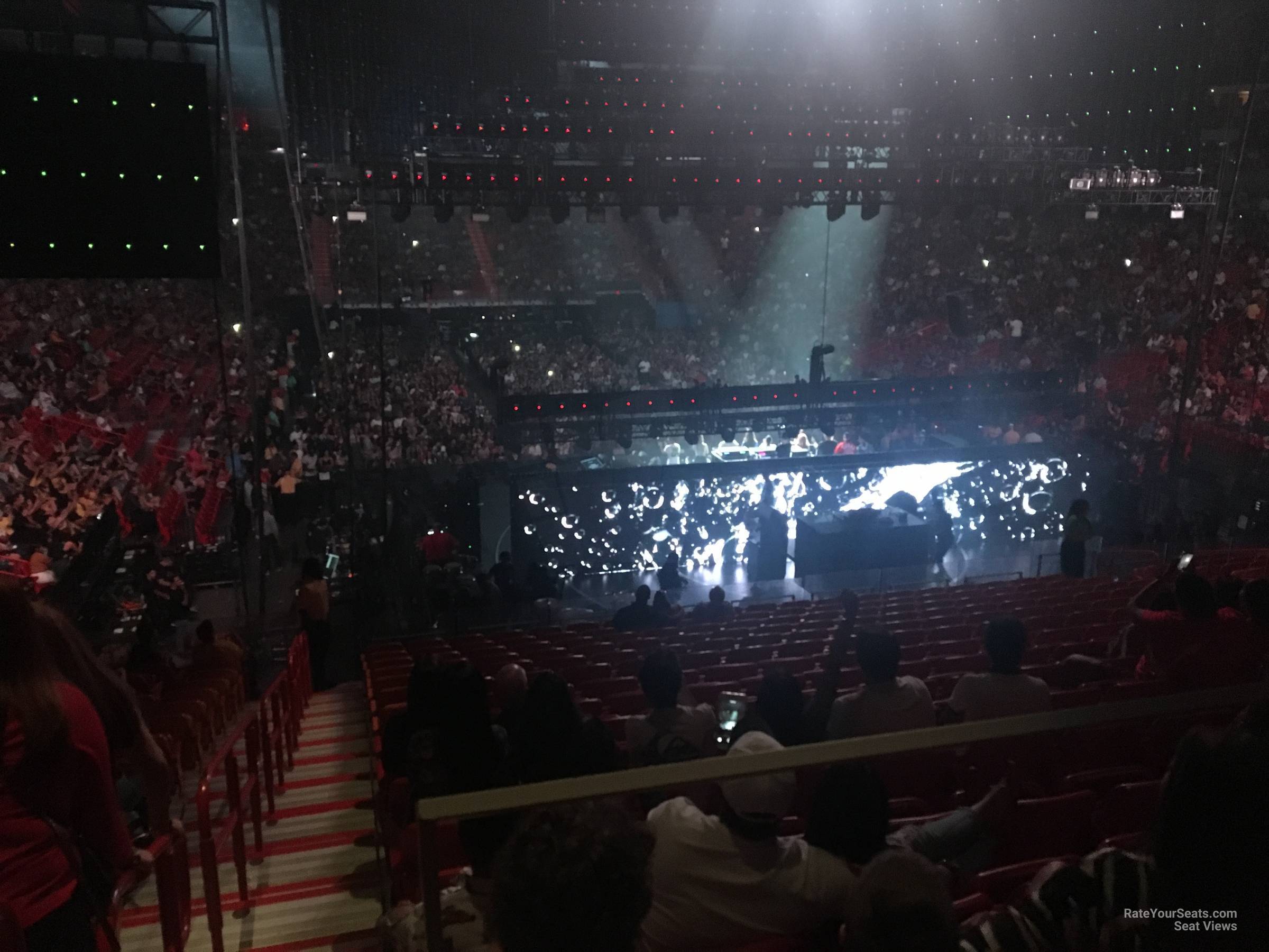 section 102, row 37 seat view  for concert - kaseya center