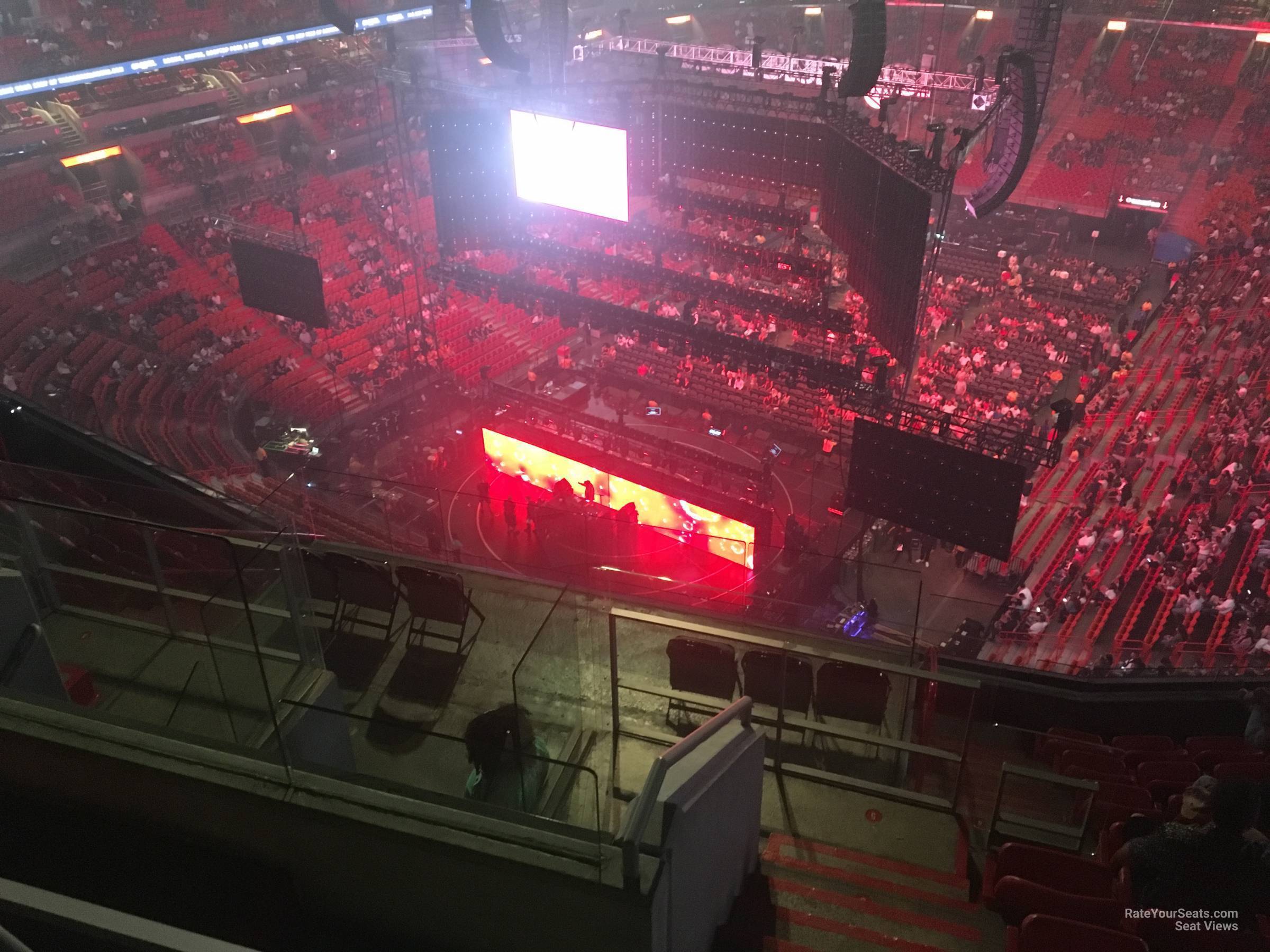 section 403, row 10 seat view  for concert - kaseya center