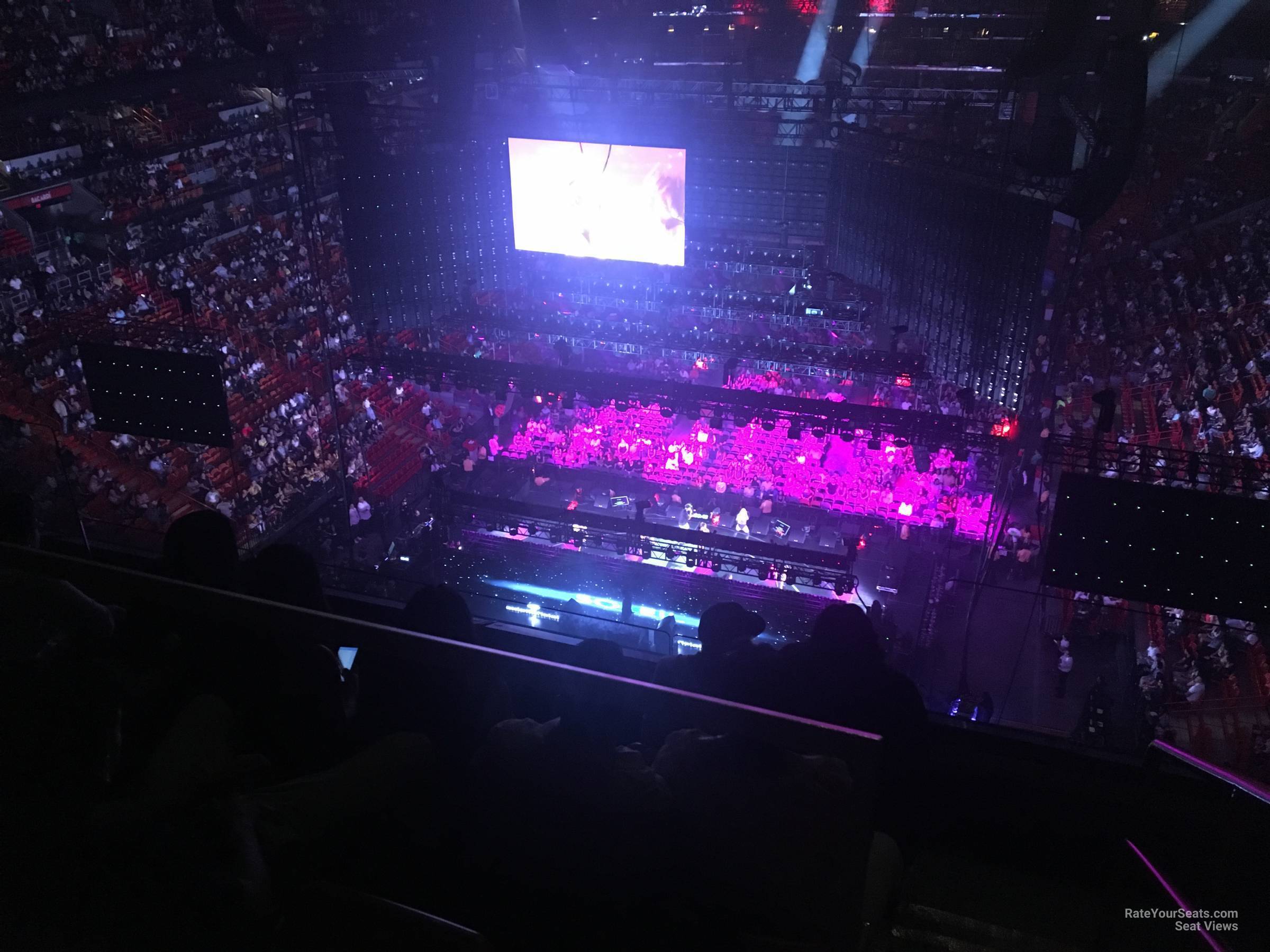 section 404, row 4 seat view  for concert - kaseya center