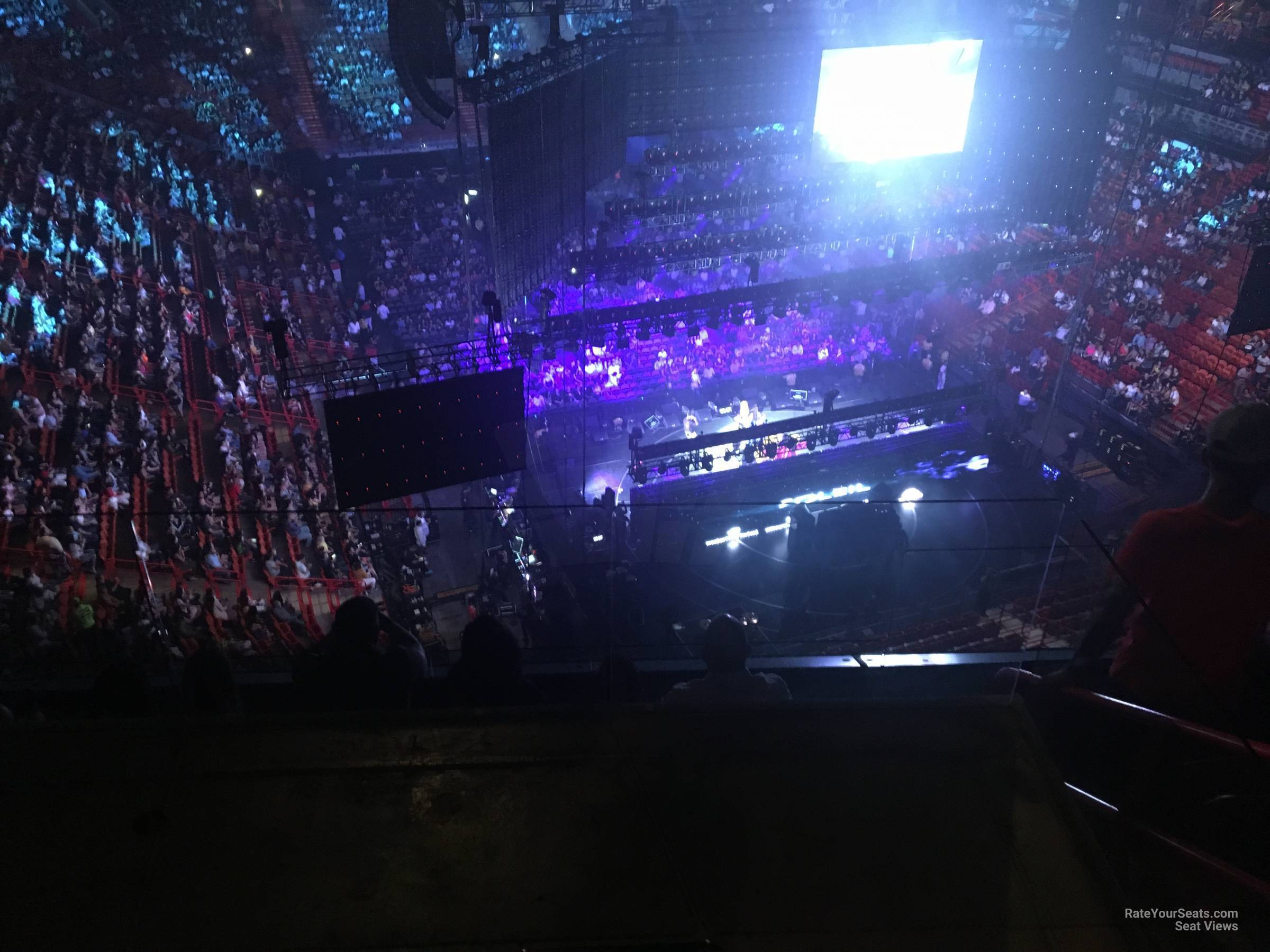 section 407, row 4 seat view  for concert - kaseya center