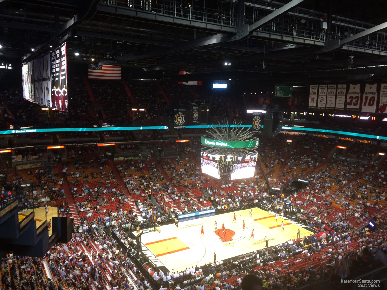 section 312, row 14 seat view  for basketball - kaseya center