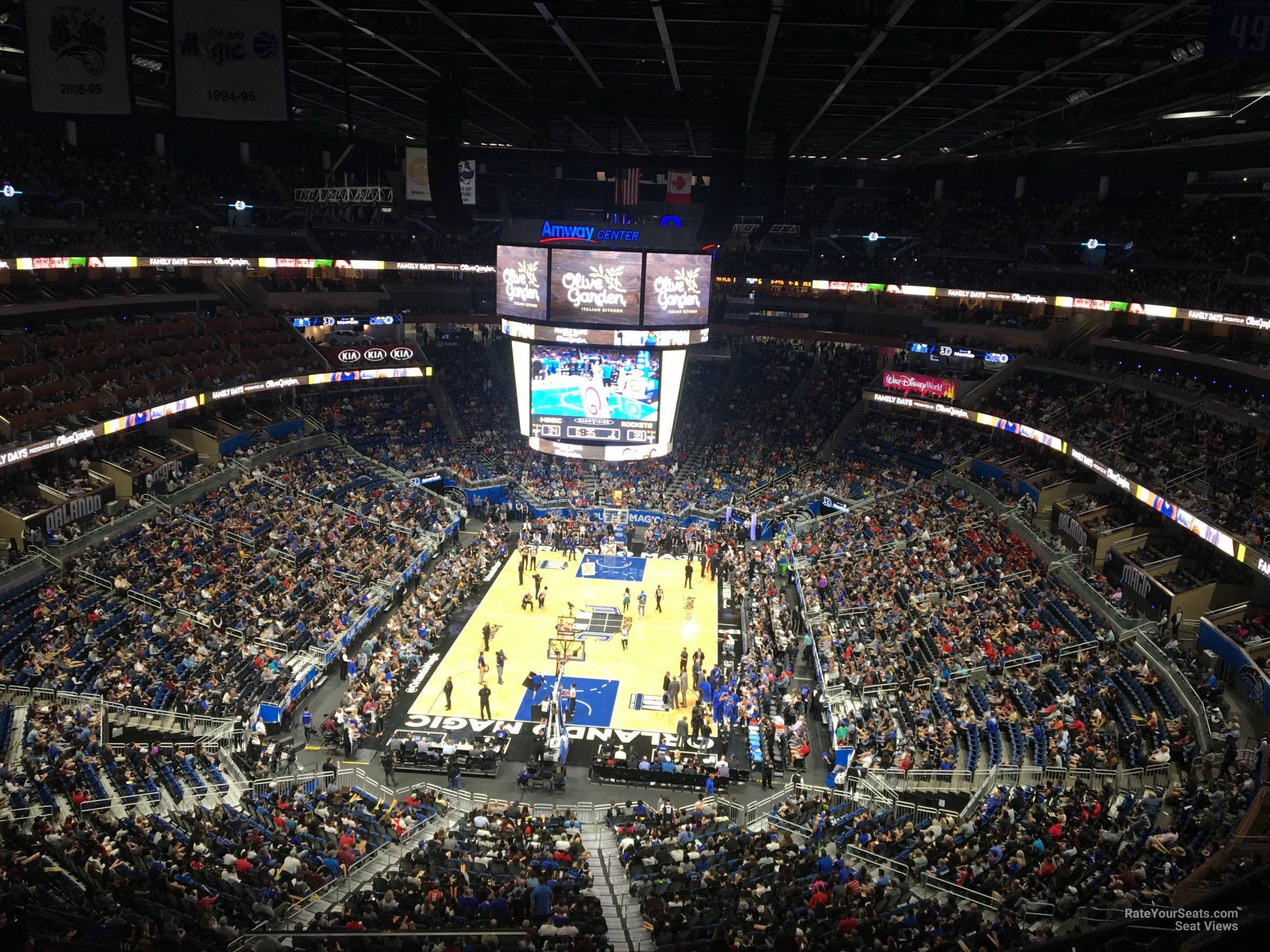 section 216, row 5 seat view  for basketball - kia center