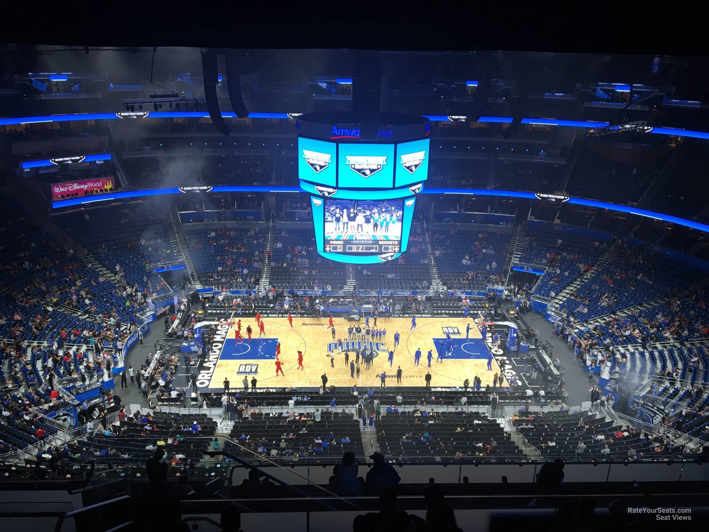 section 225, row 16 seat view  for basketball - kia center