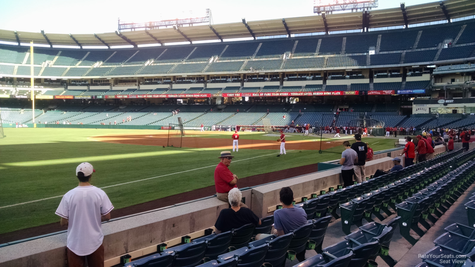 Angel Stadium Section 107 - RateYourSeats.com