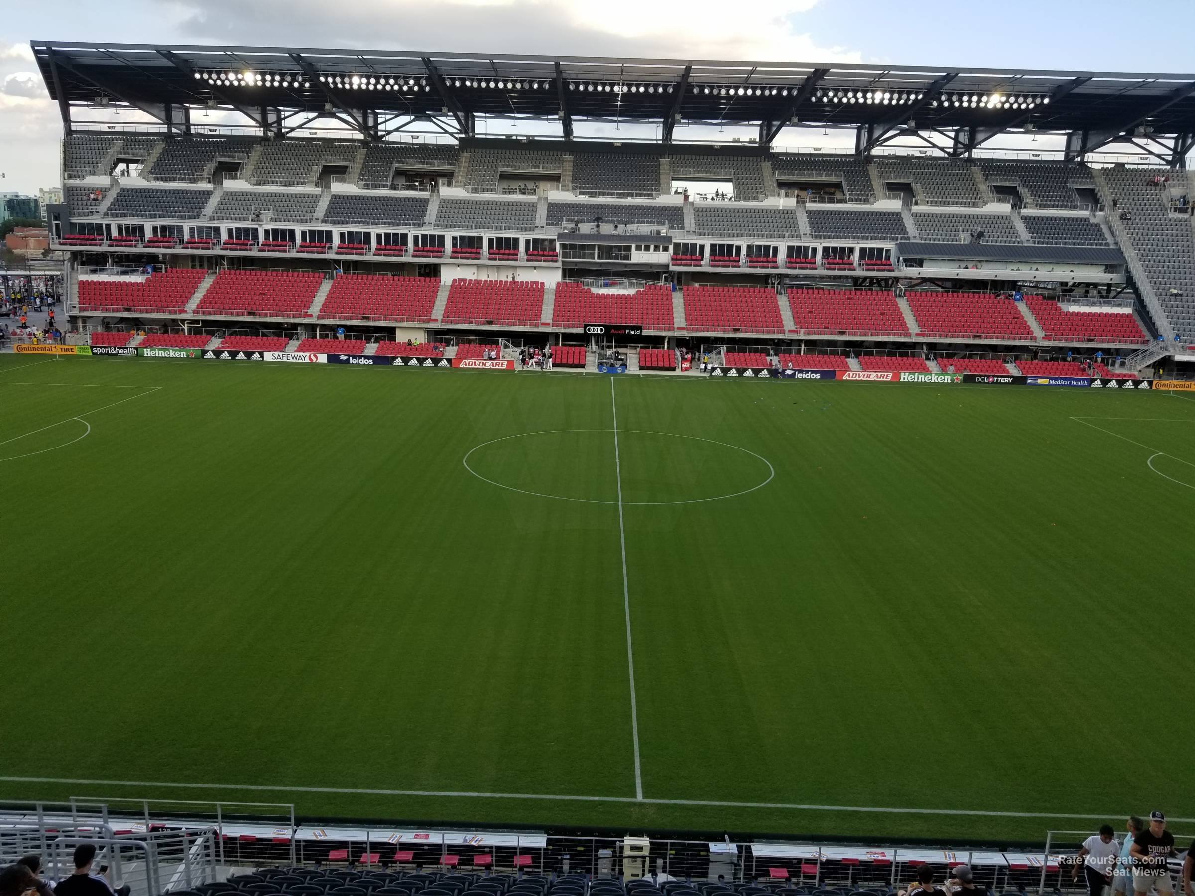section 127, row 19 seat view  - audi field