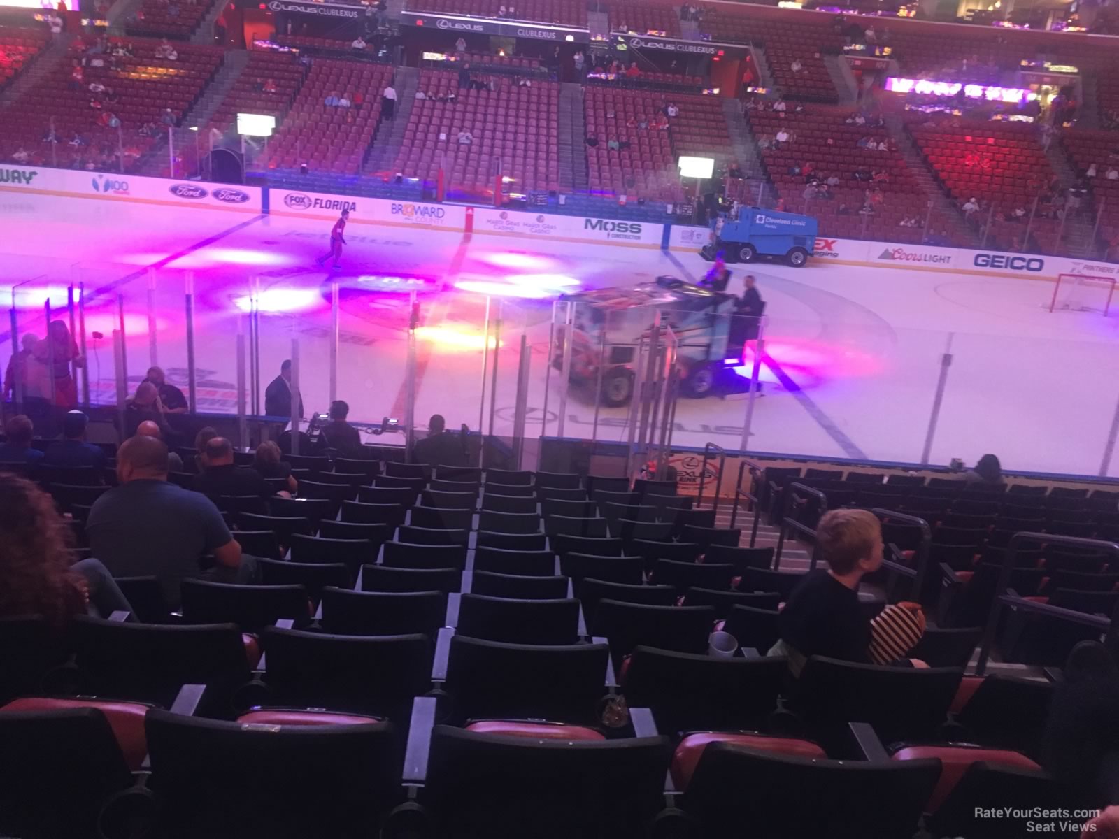 bb t center section 118 florida panthers rateyourseats com bb t center panthers seating chart
