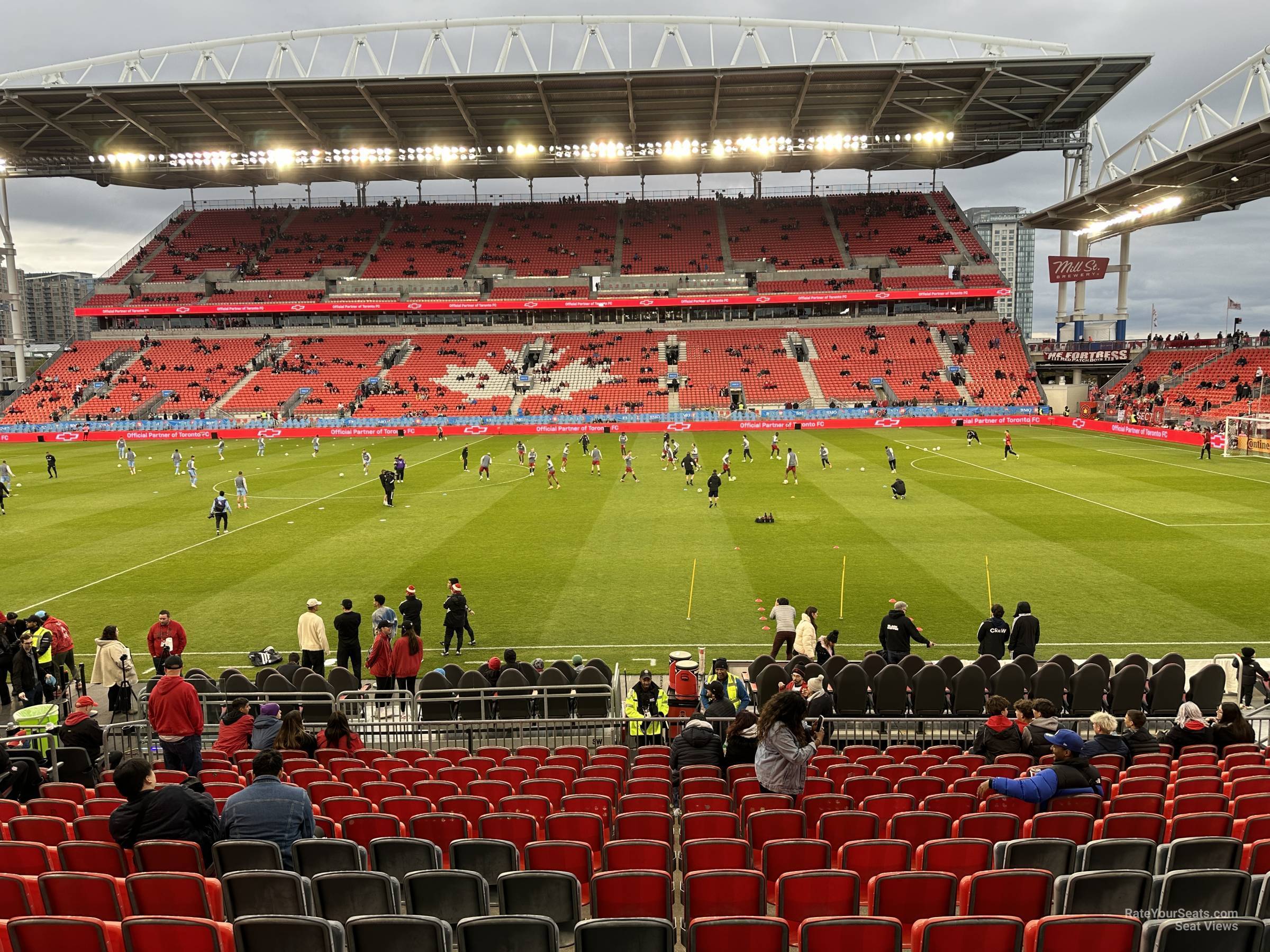section 122, row 15 seat view  - bmo field