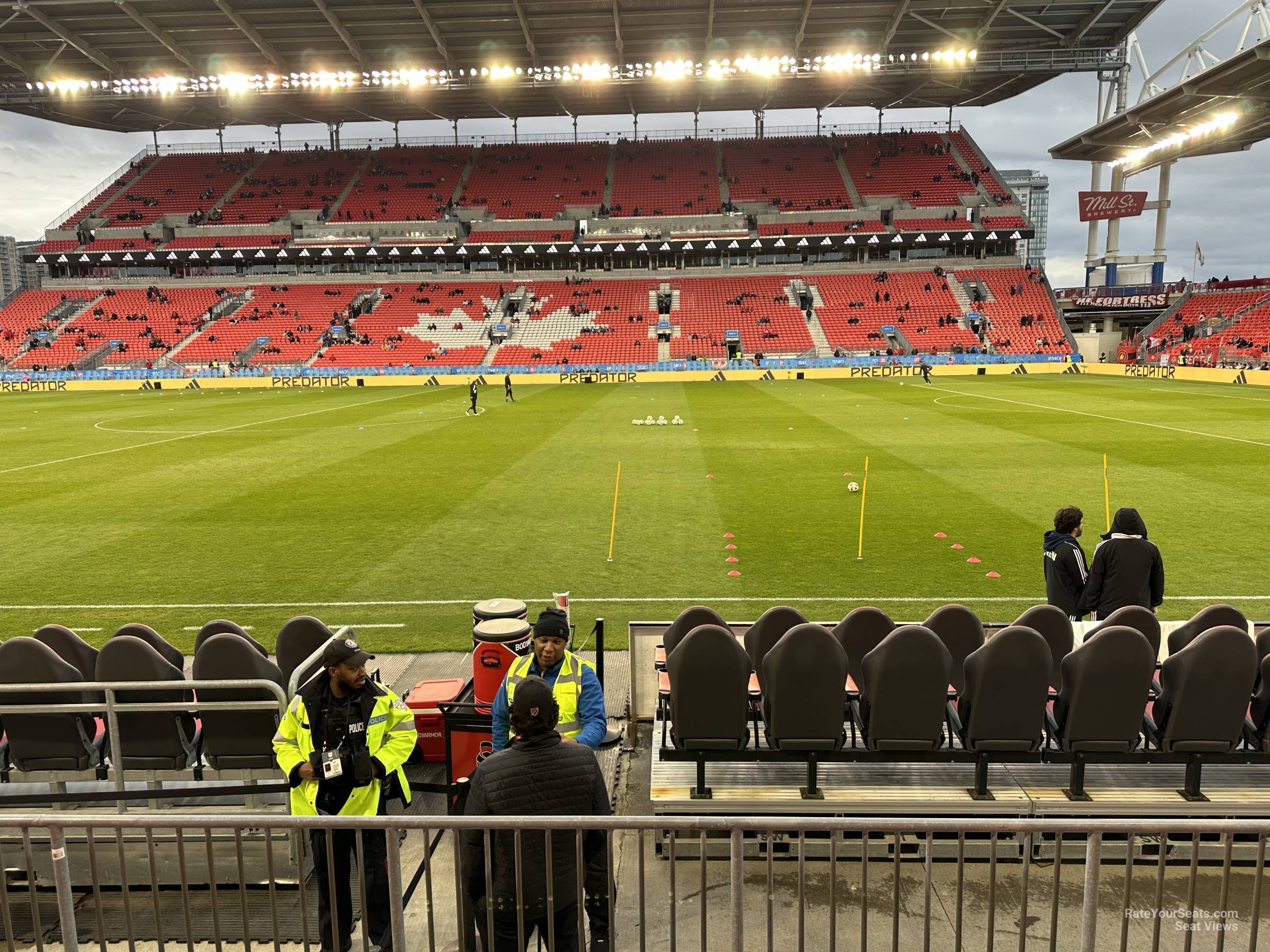 section 122, row 5 seat view  - bmo field