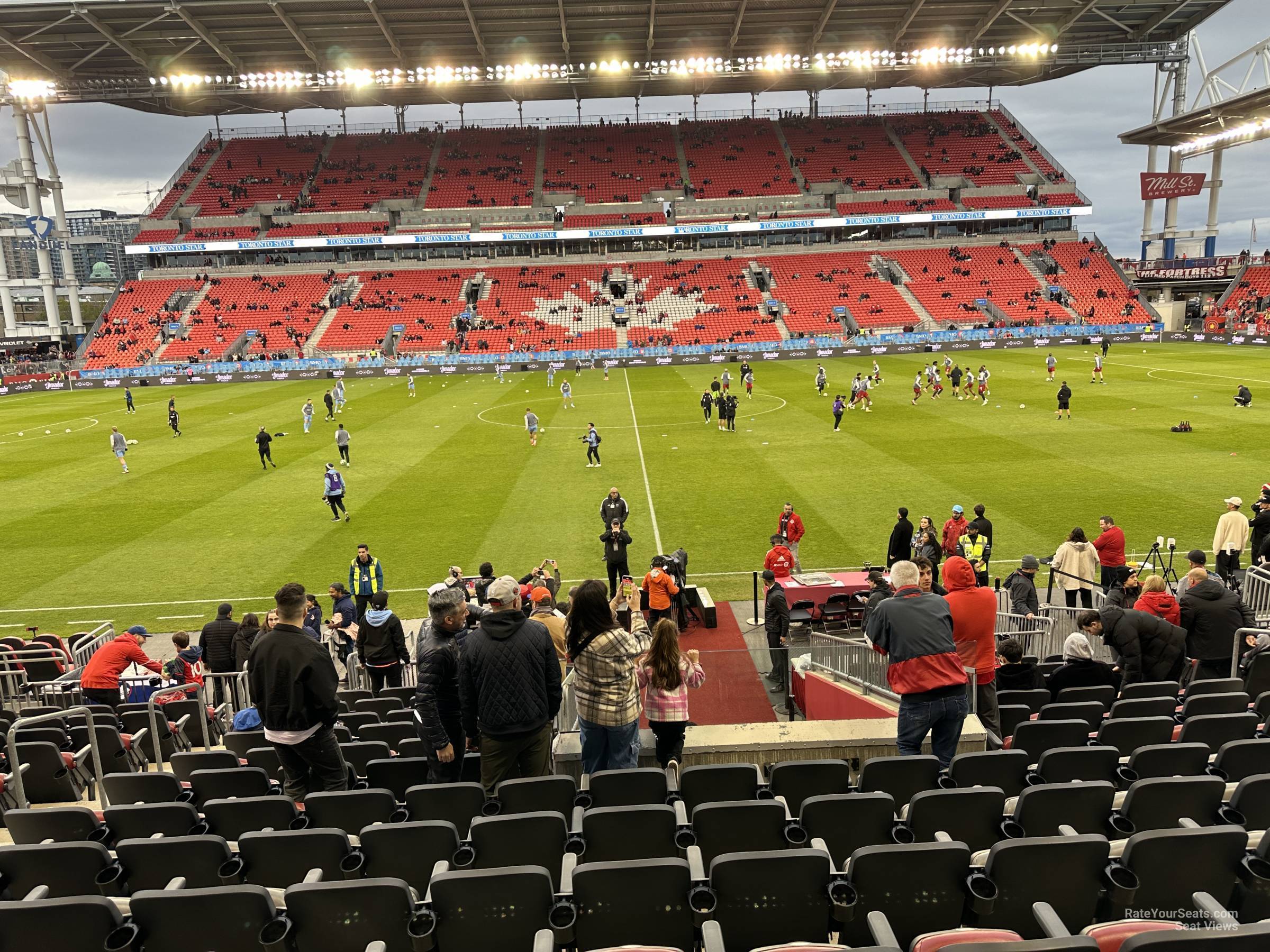section 123, row 15 seat view  - bmo field