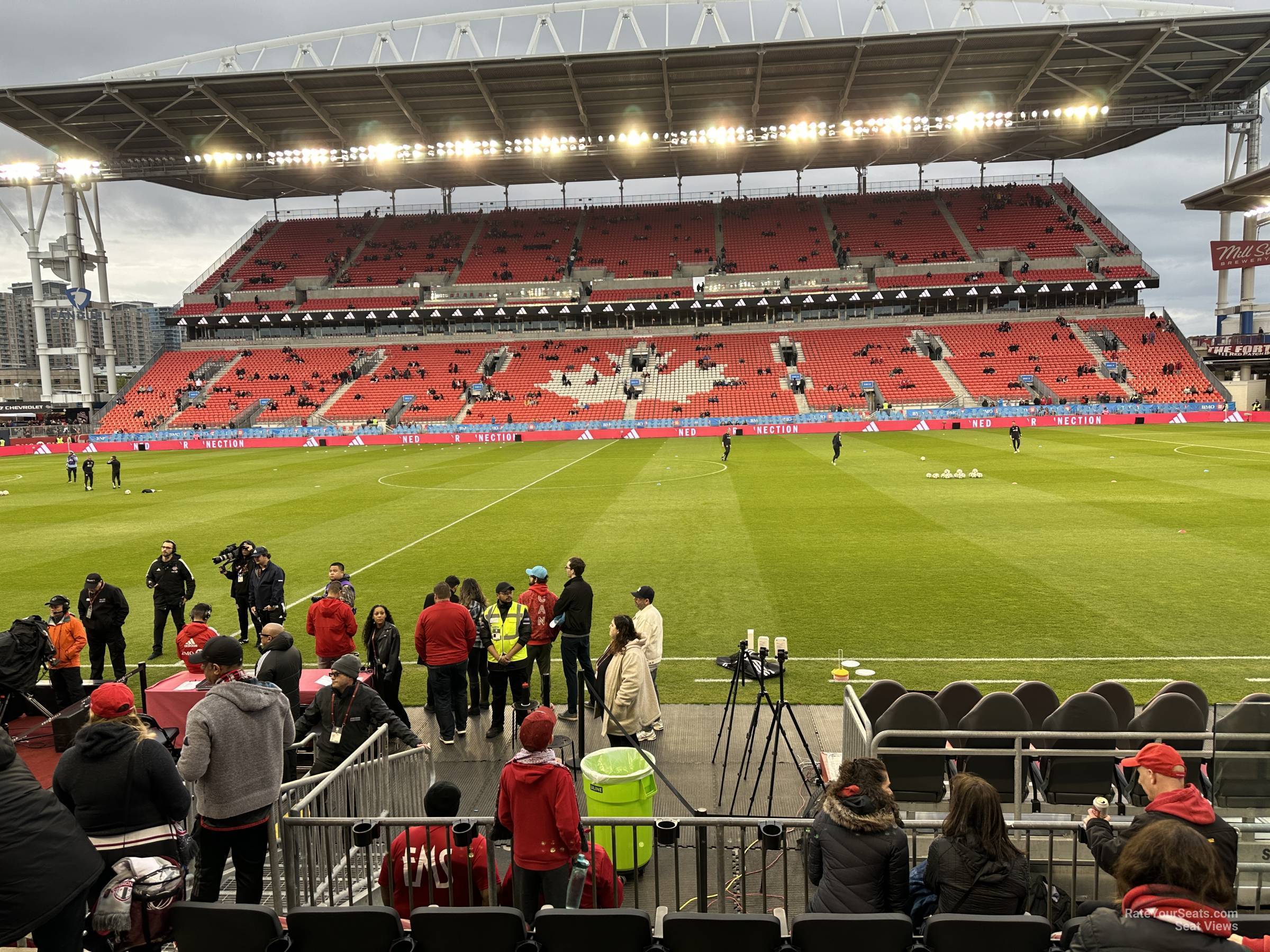 section 123, row 6 seat view  - bmo field