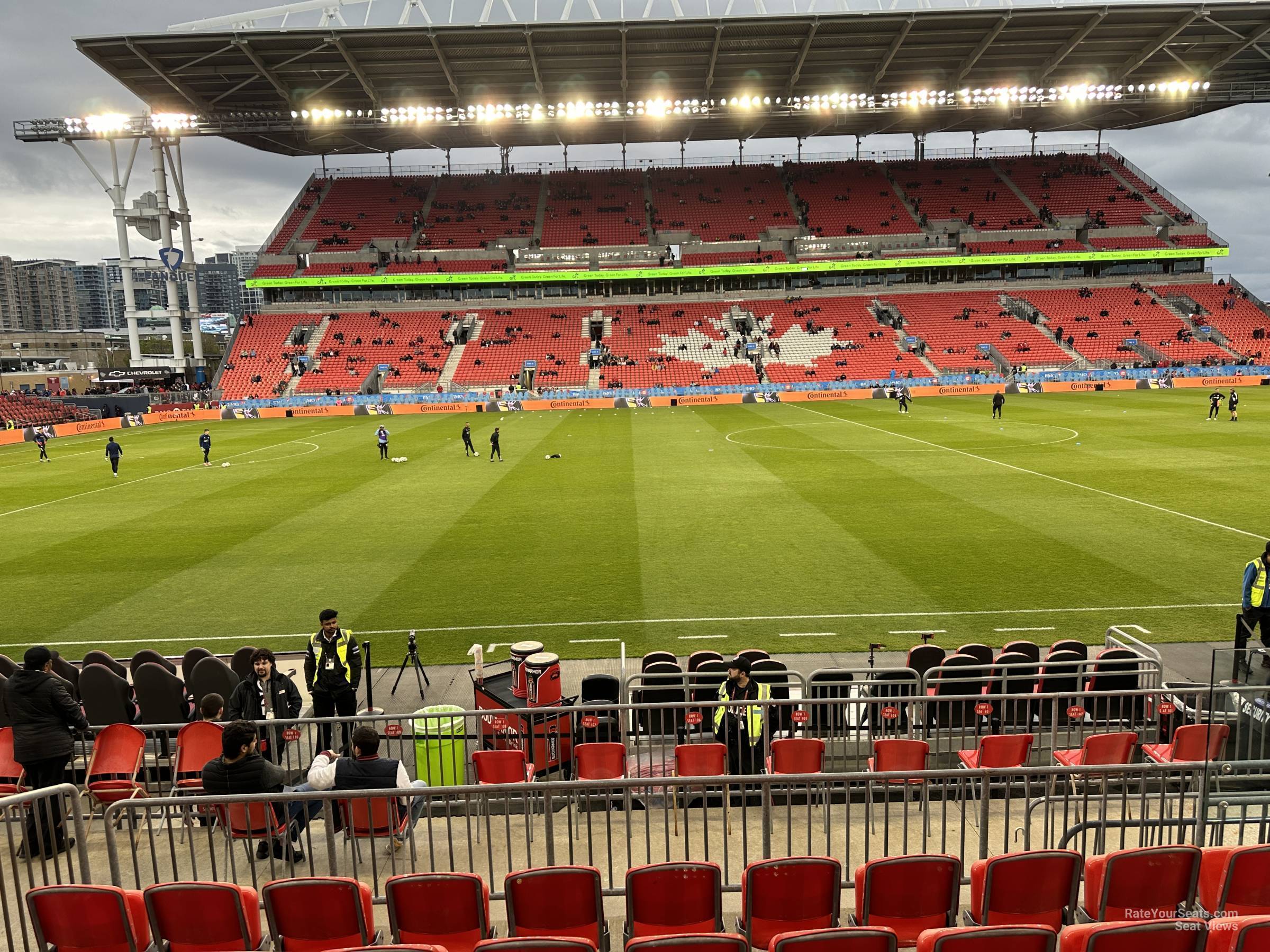 section 124, row 9 seat view  - bmo field