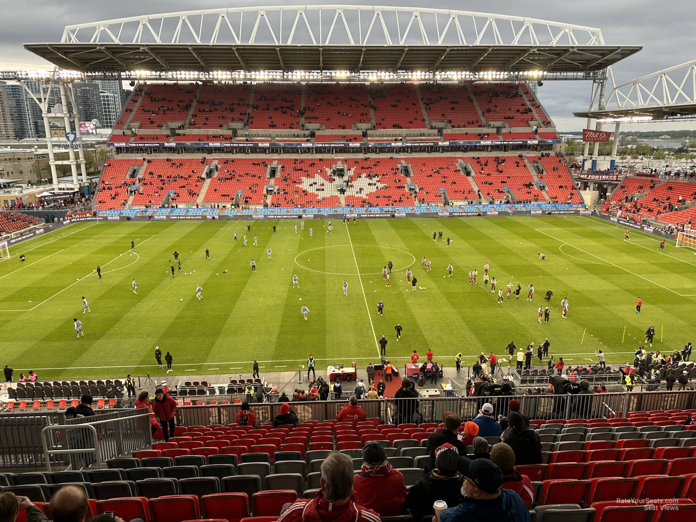 section 223, row 14 seat view  - bmo field