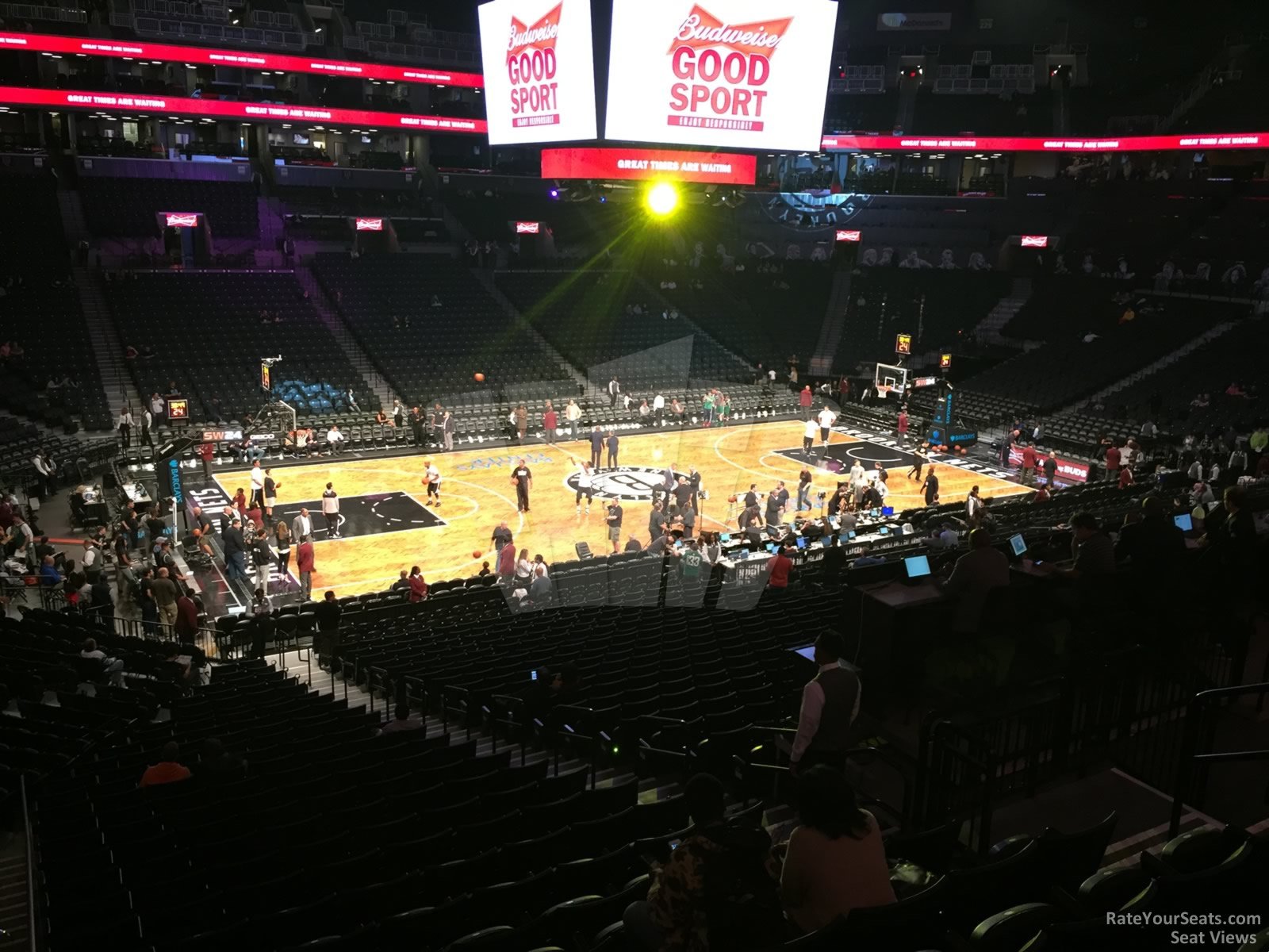 Barclays Center Best Seats For Basketball Barclays Center Section 110 - Brooklyn Nets - RateYourSeats.com