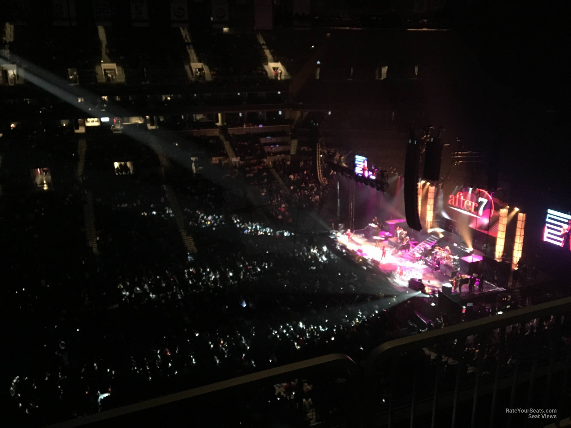 section 209, row 4 seat view  for concert - barclays center