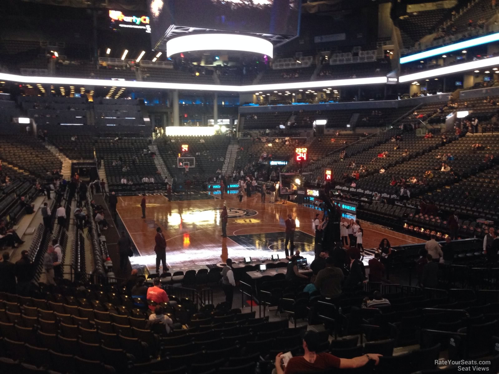 Barclays Center Section 17 Brooklyn Nets