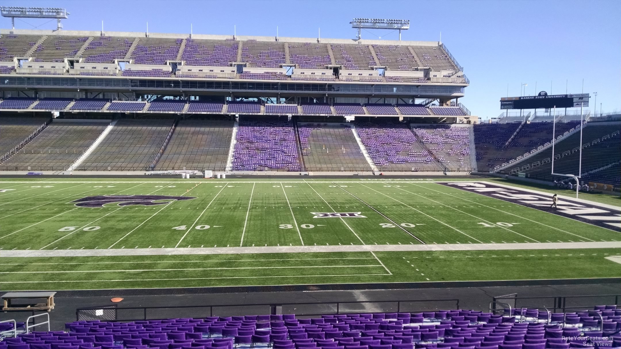 section 6, row 25 seat view  - bill snyder family stadium