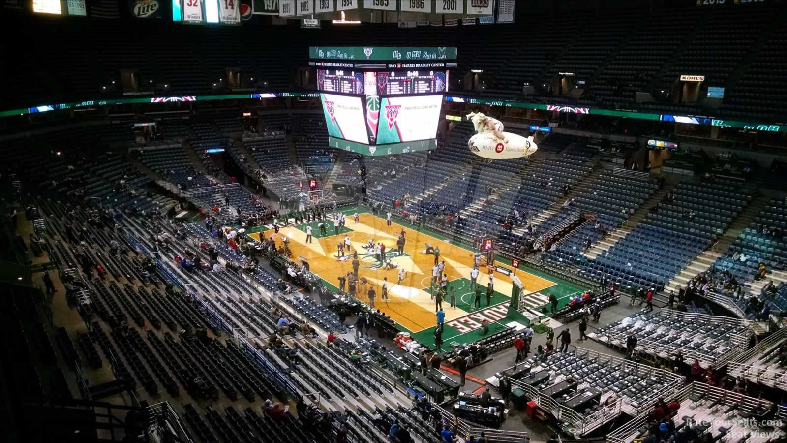 Bradley Center Section 438 Milwaukee Bucks
