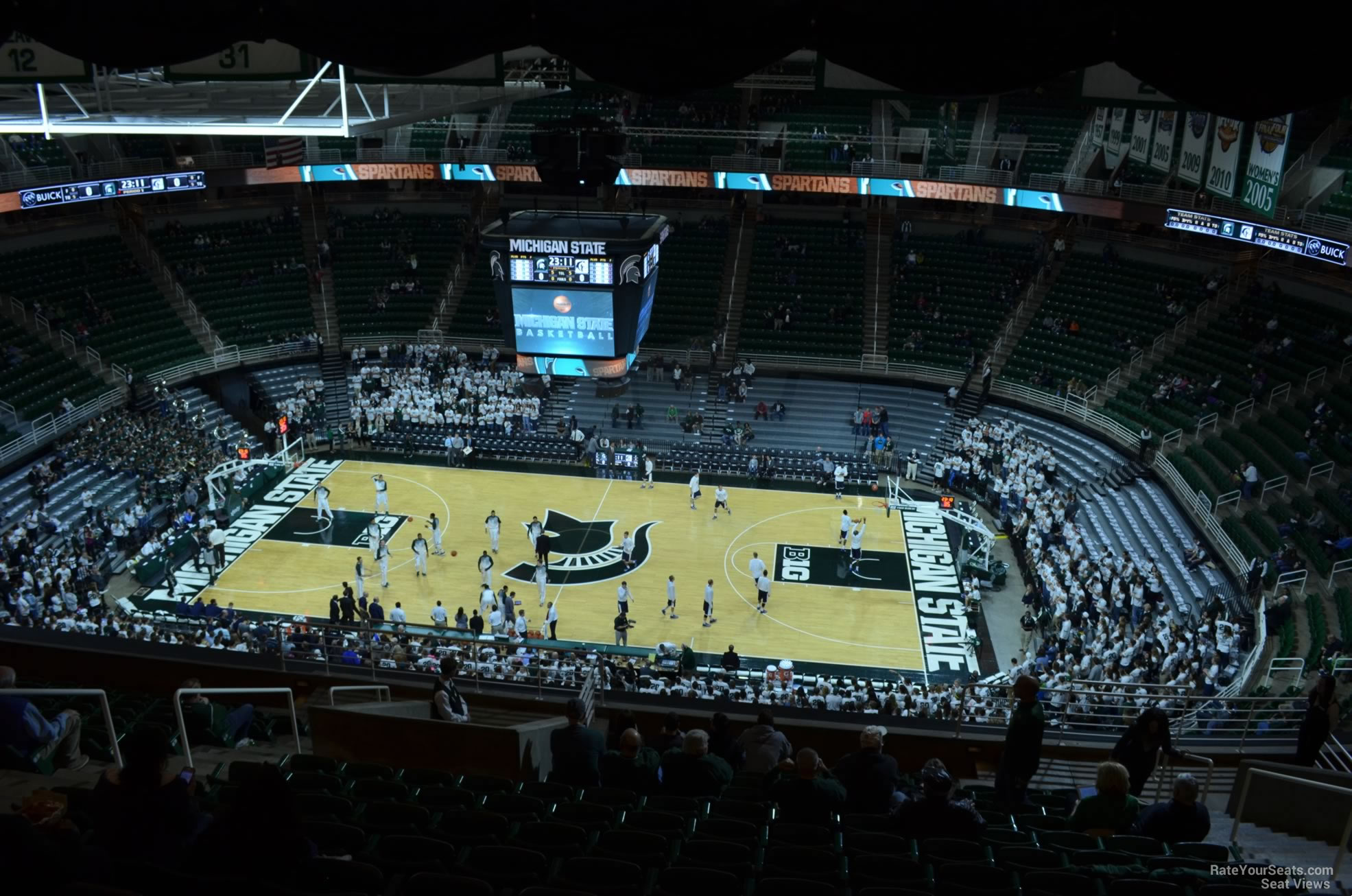 section 208, row 15 seat view  - breslin center