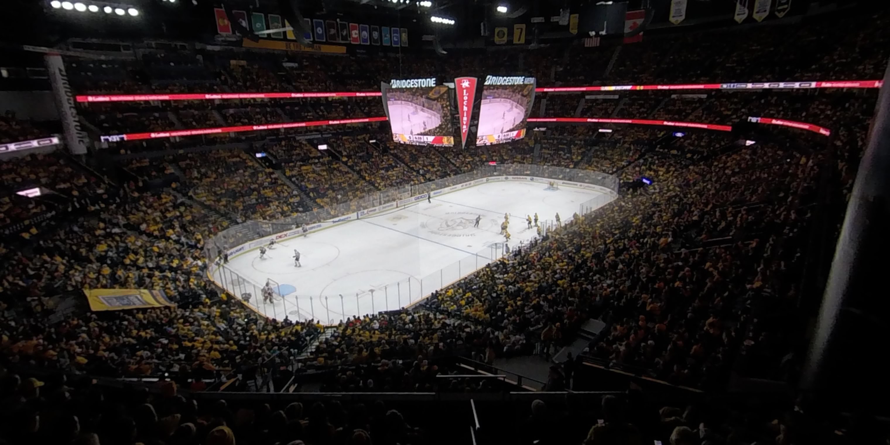 section 321 panoramic seat view  for hockey - bridgestone arena