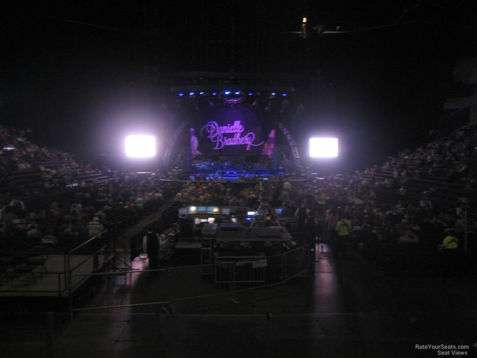 section 120, row cc seat view  for concert - bridgestone arena