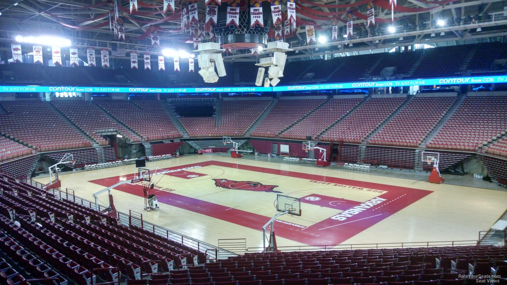 Seating Chart Bud Walton Arena Basketball