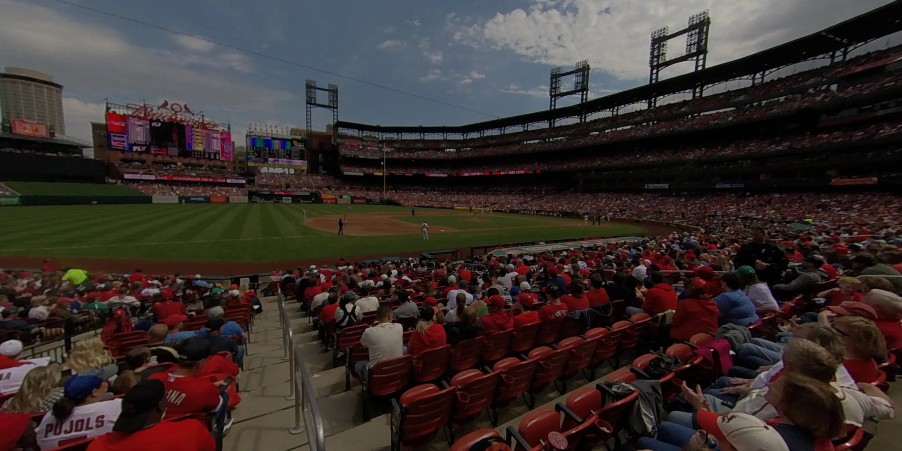 section 159 panoramic seat view  - busch stadium
