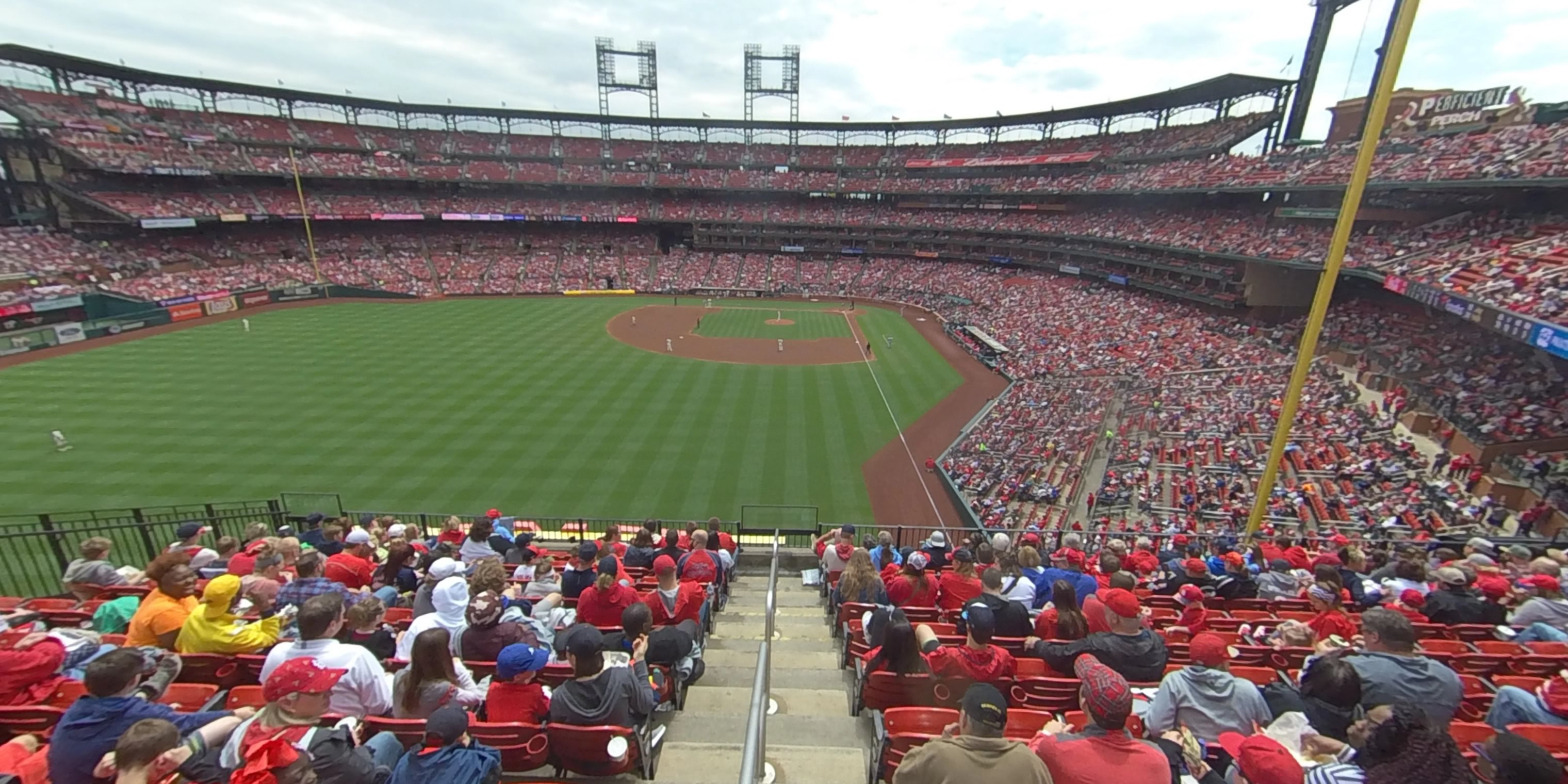 section 271 panoramic seat view  - busch stadium