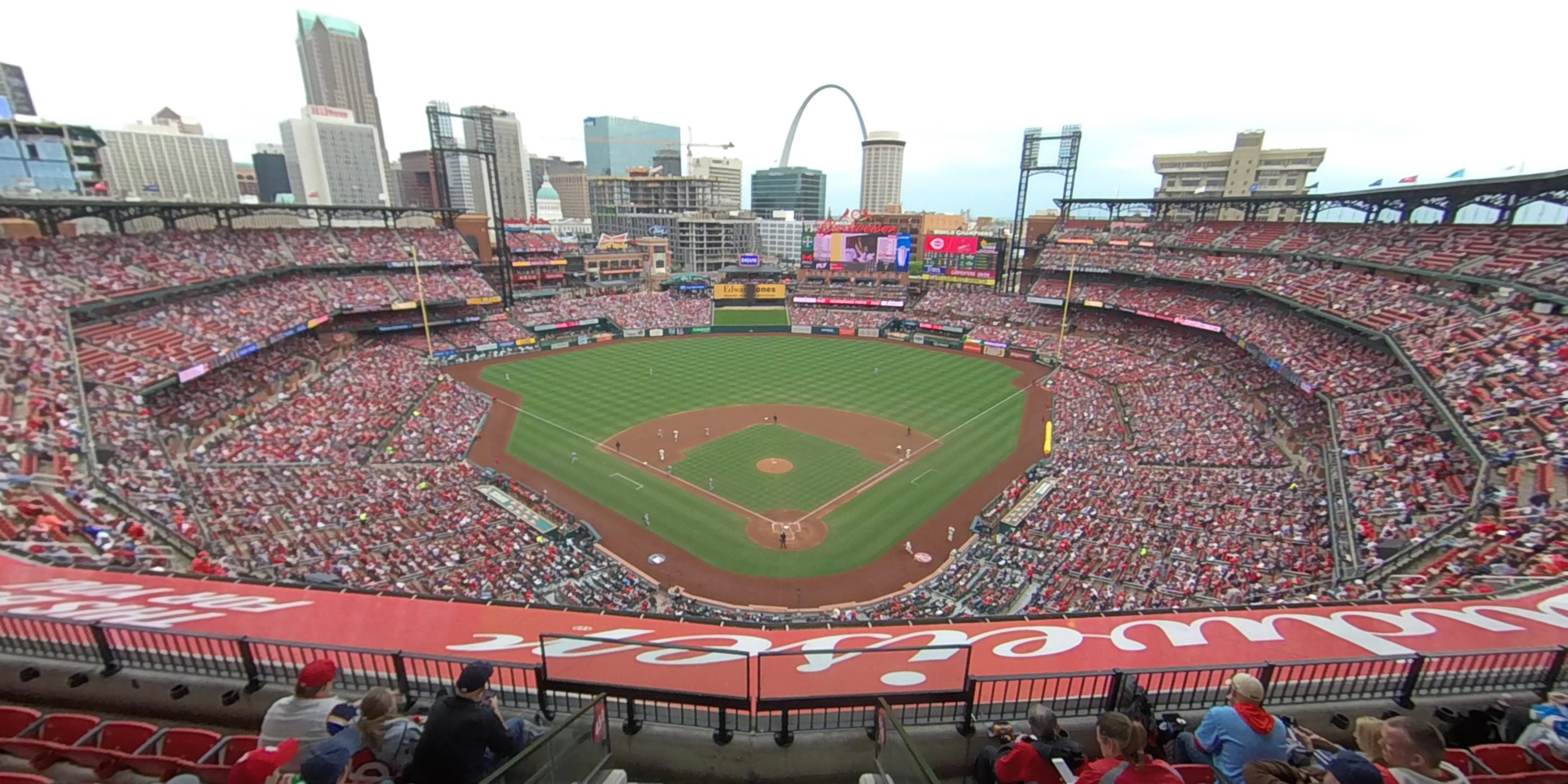 section 450 panoramic seat view  - busch stadium