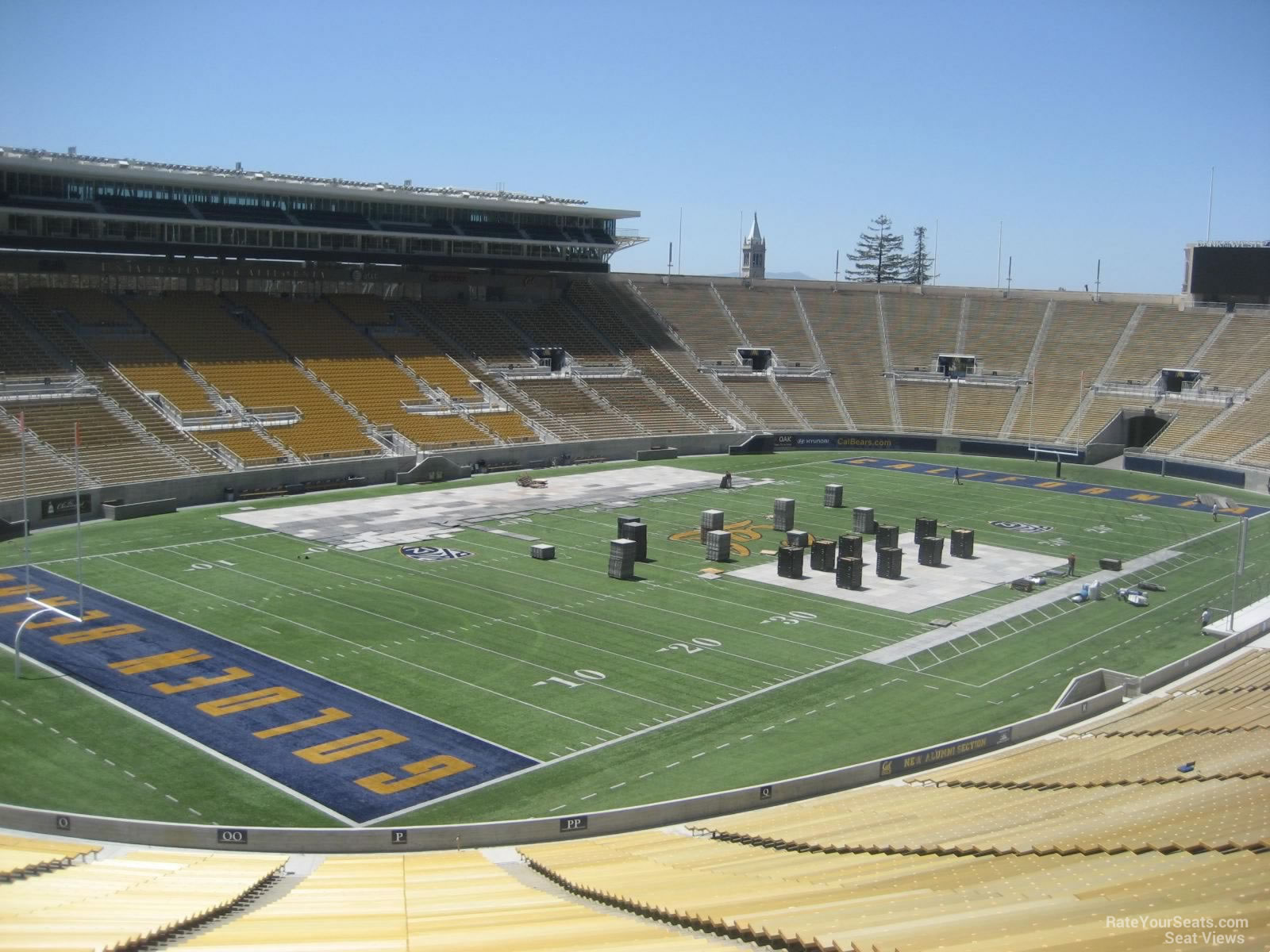 memorial stadium cal section p rateyourseats com stanford stadium seating chart row numbers