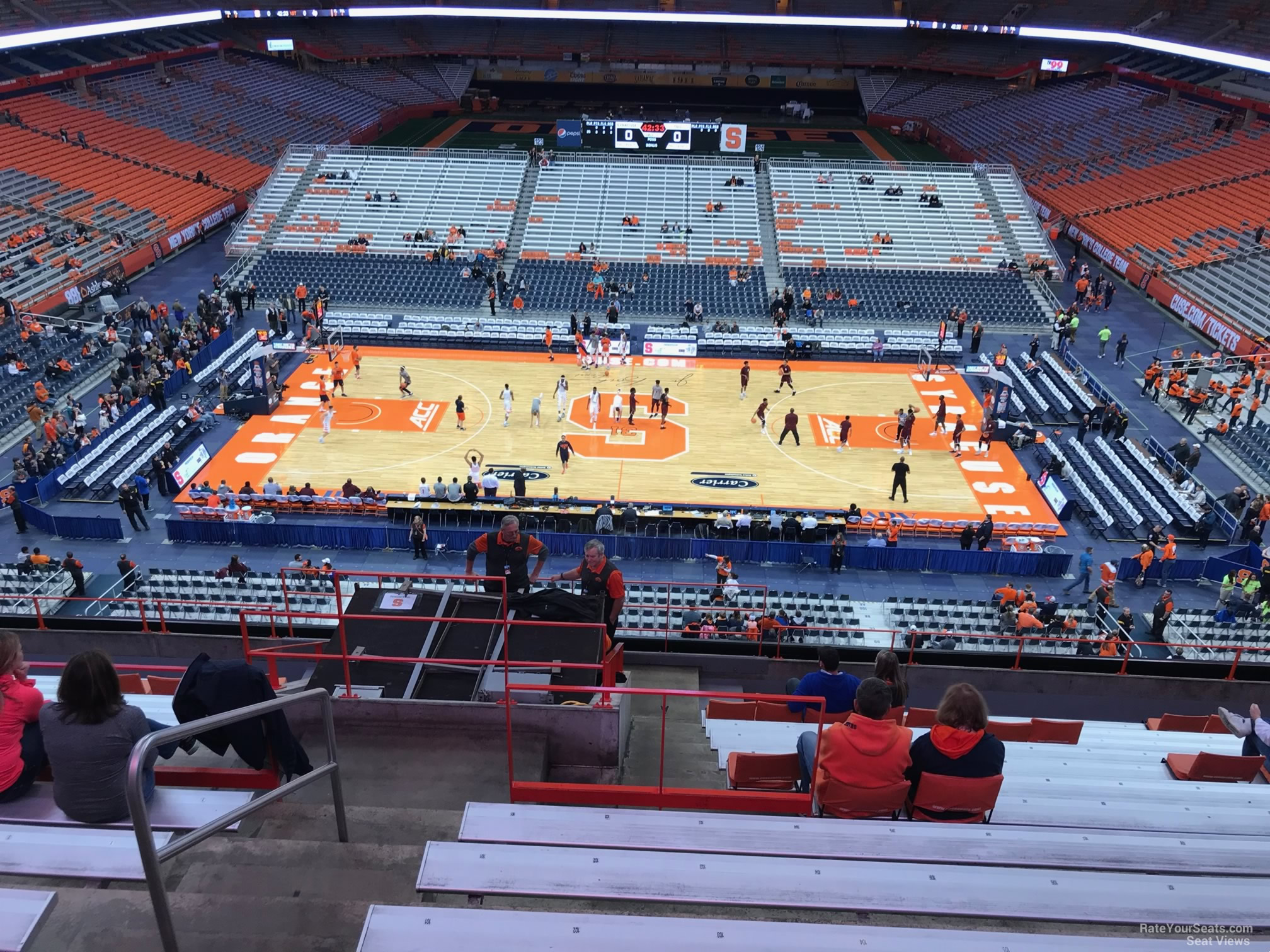 section 310, row m seat view  for basketball - carrier dome