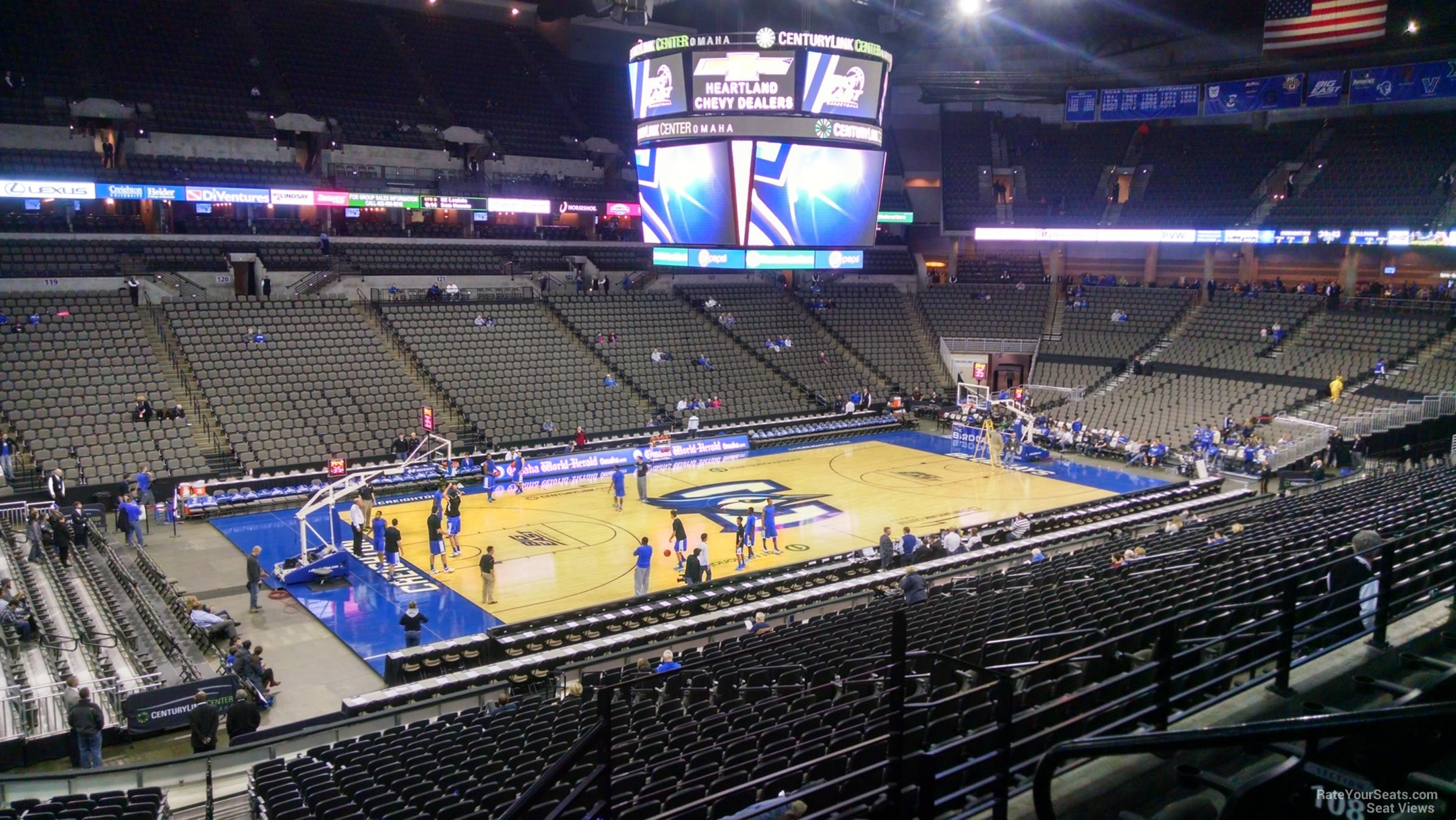 CHI Health Center Omaha Section 108 Creighton Basketball