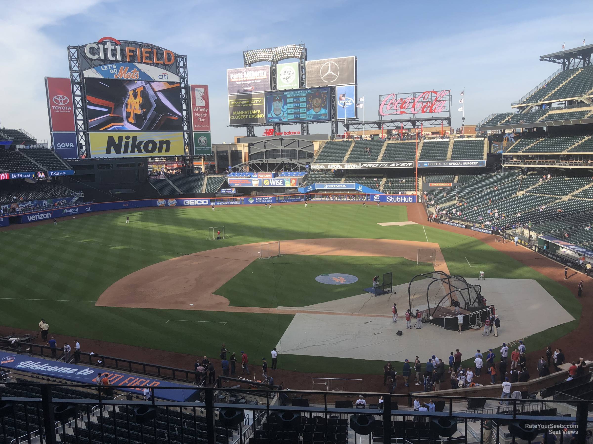 section 324, row 4 seat view  - citi field