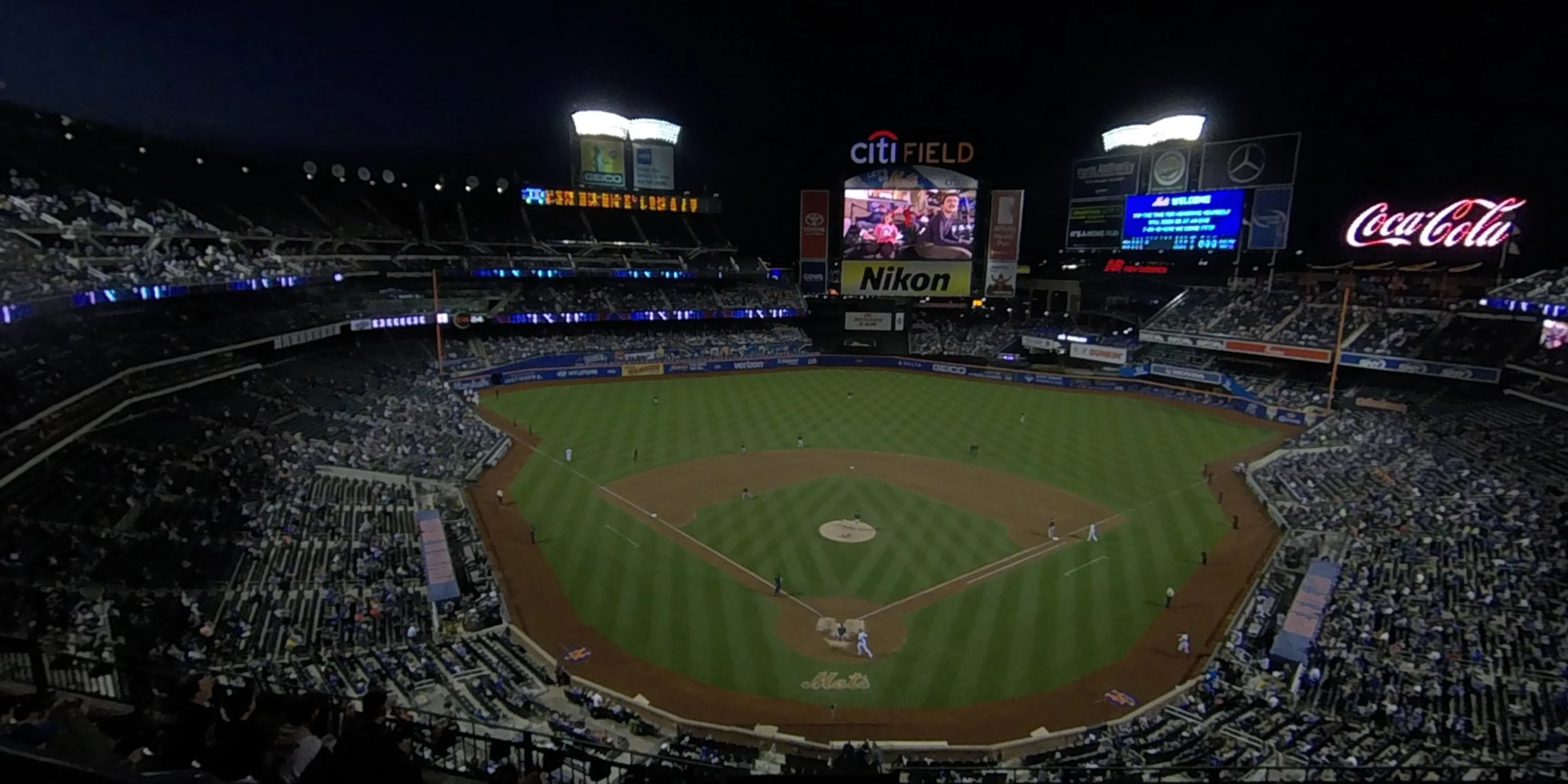 section 414 panoramic seat view  - citi field