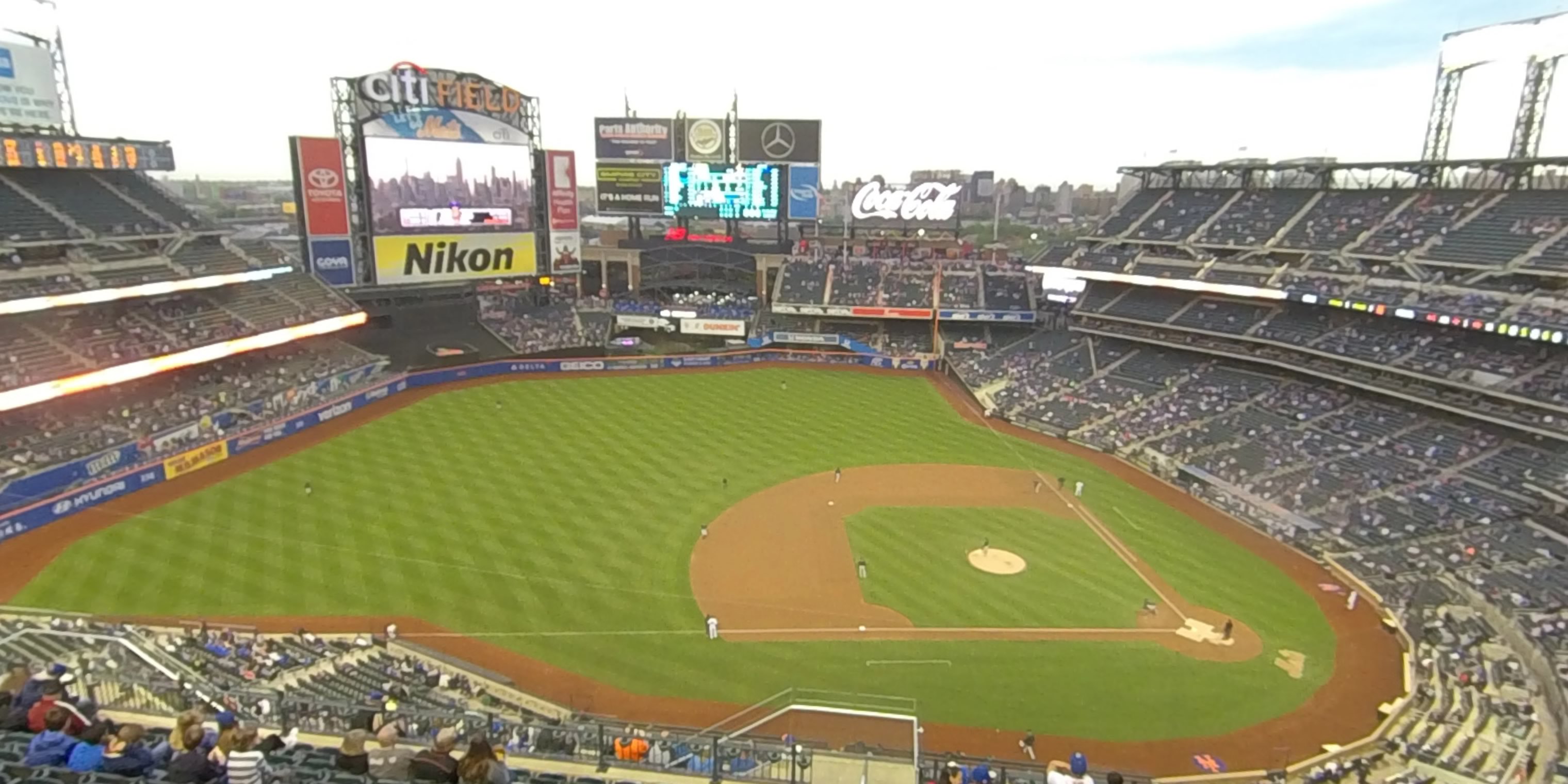 section 521 panoramic seat view  - citi field