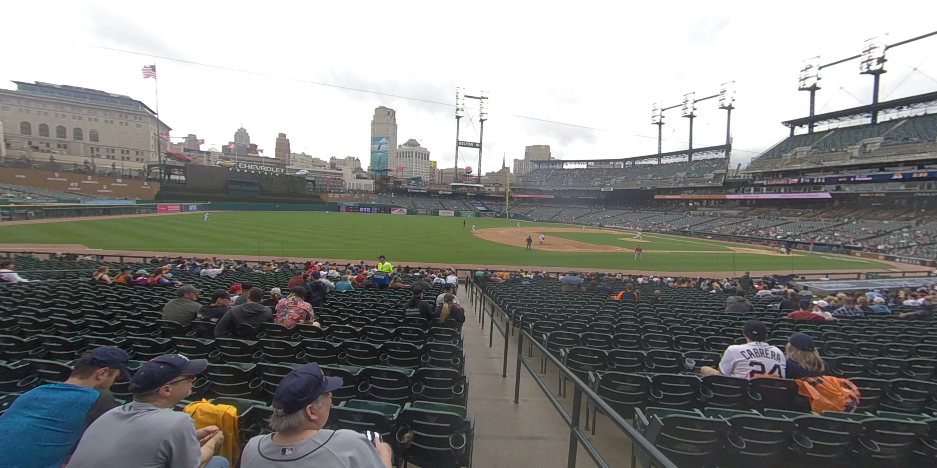 section 137 panoramic seat view  for baseball - comerica park