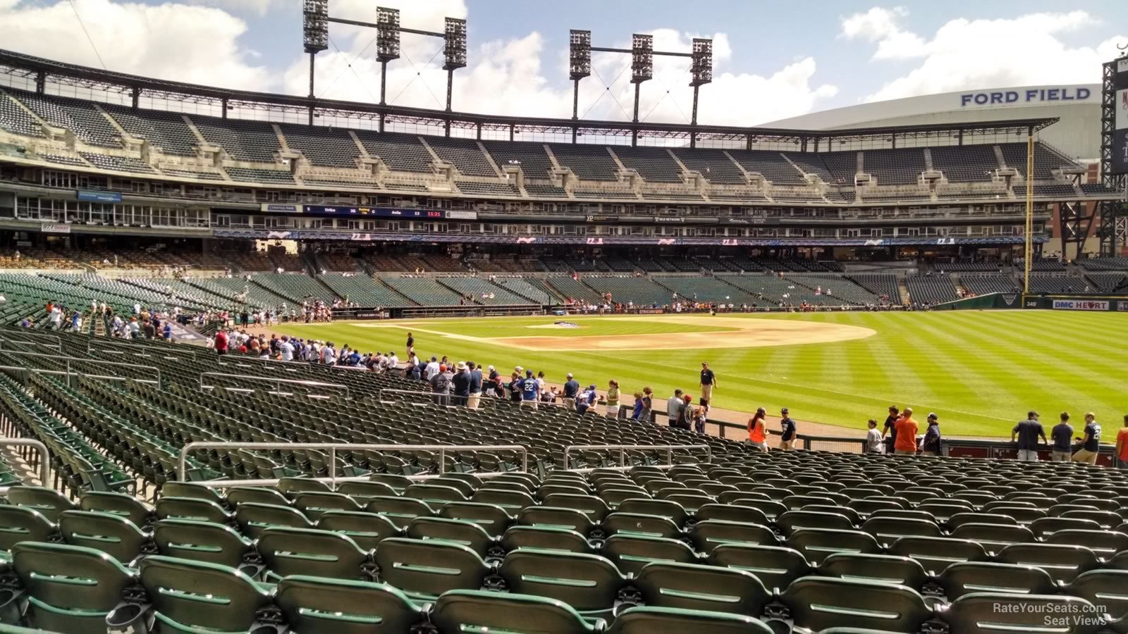 Comerica Park Section 114 - Detroit Tigers - RateYourSeats.com