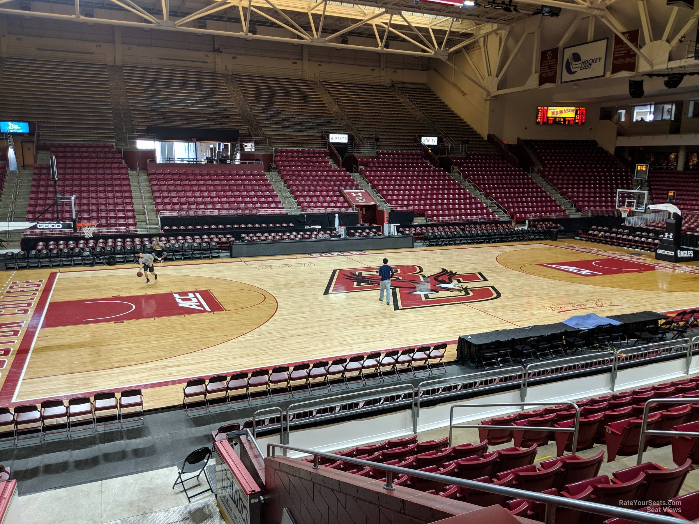 section b, row 10 seat view  - conte forum