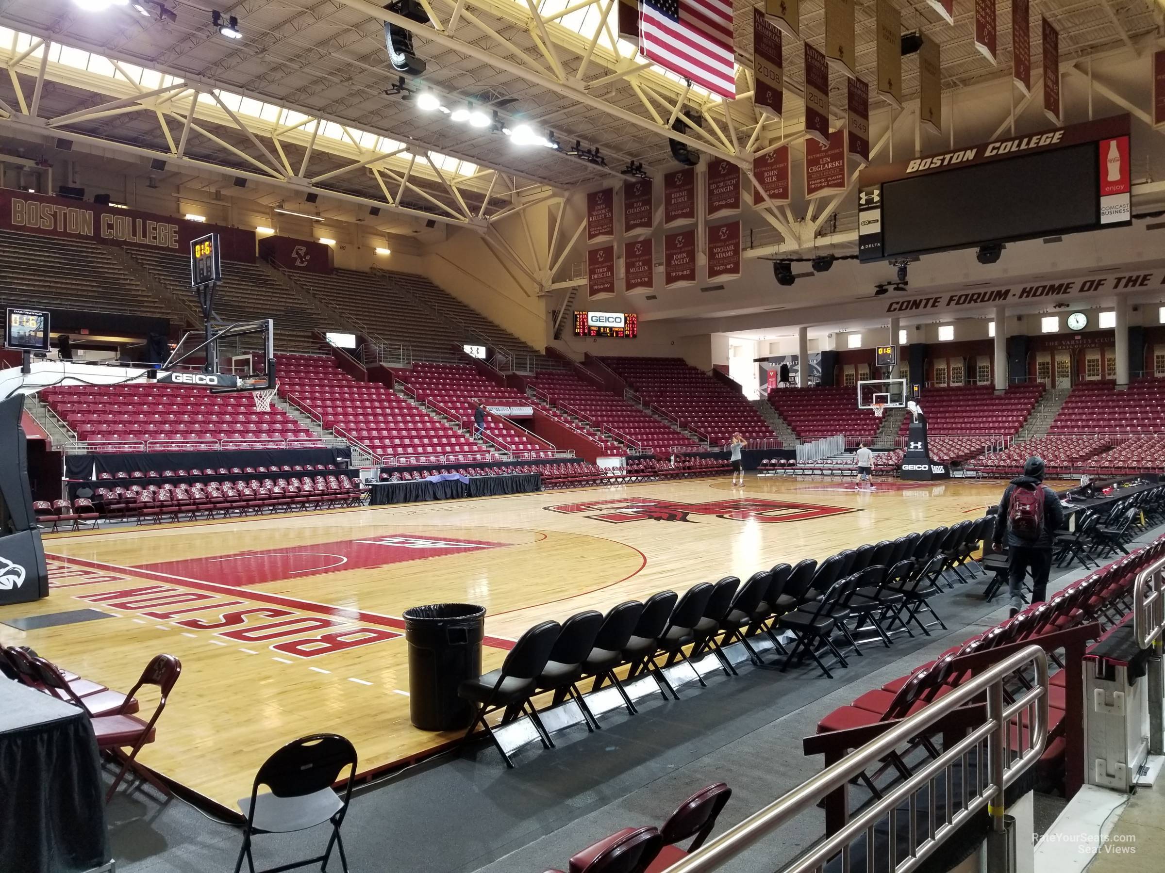 section o, row 1 seat view  - conte forum